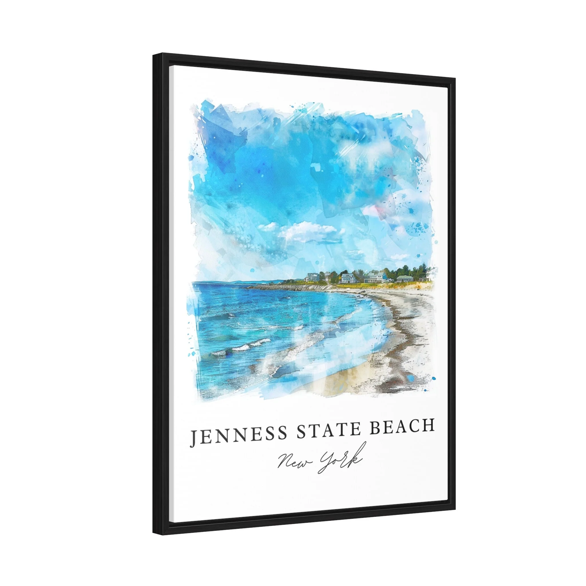 Jenness State Park, New Hampshire, USA – Watercolor Art Print - Image 6