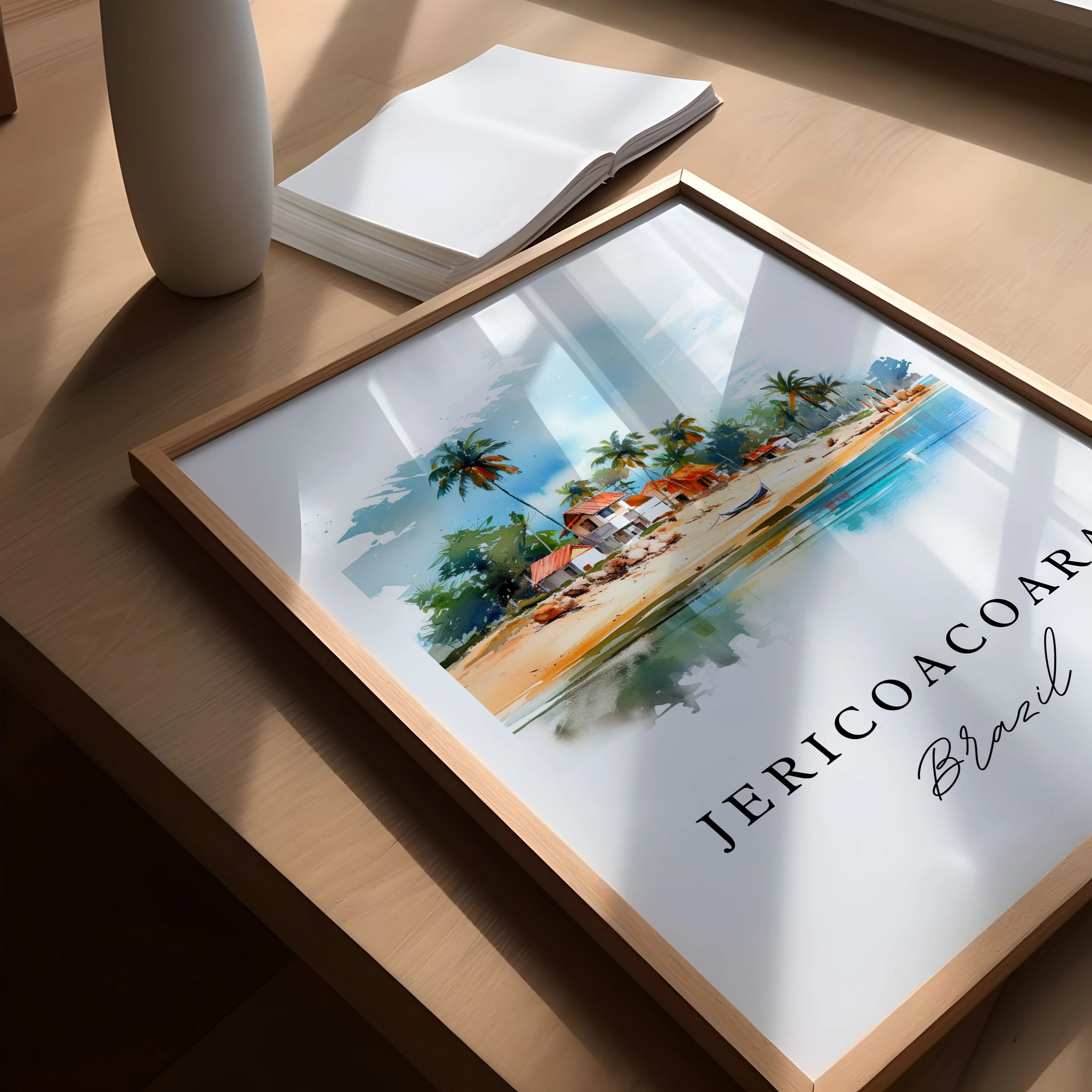 Jericoacoara, Brazil – Watercolor Art Print - Image 2