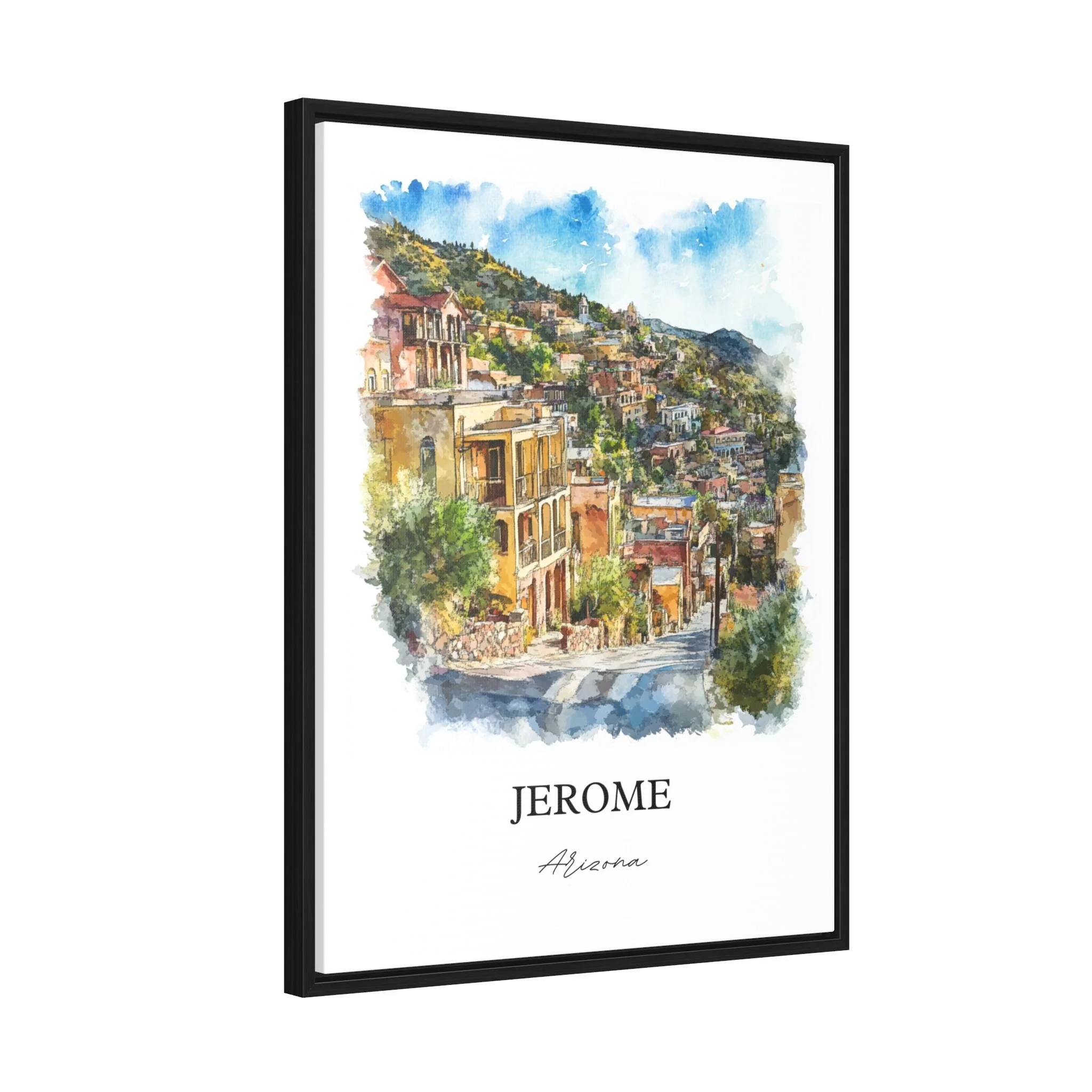 Jerome, Arizona, USA – Watercolor Art Print - Image 7