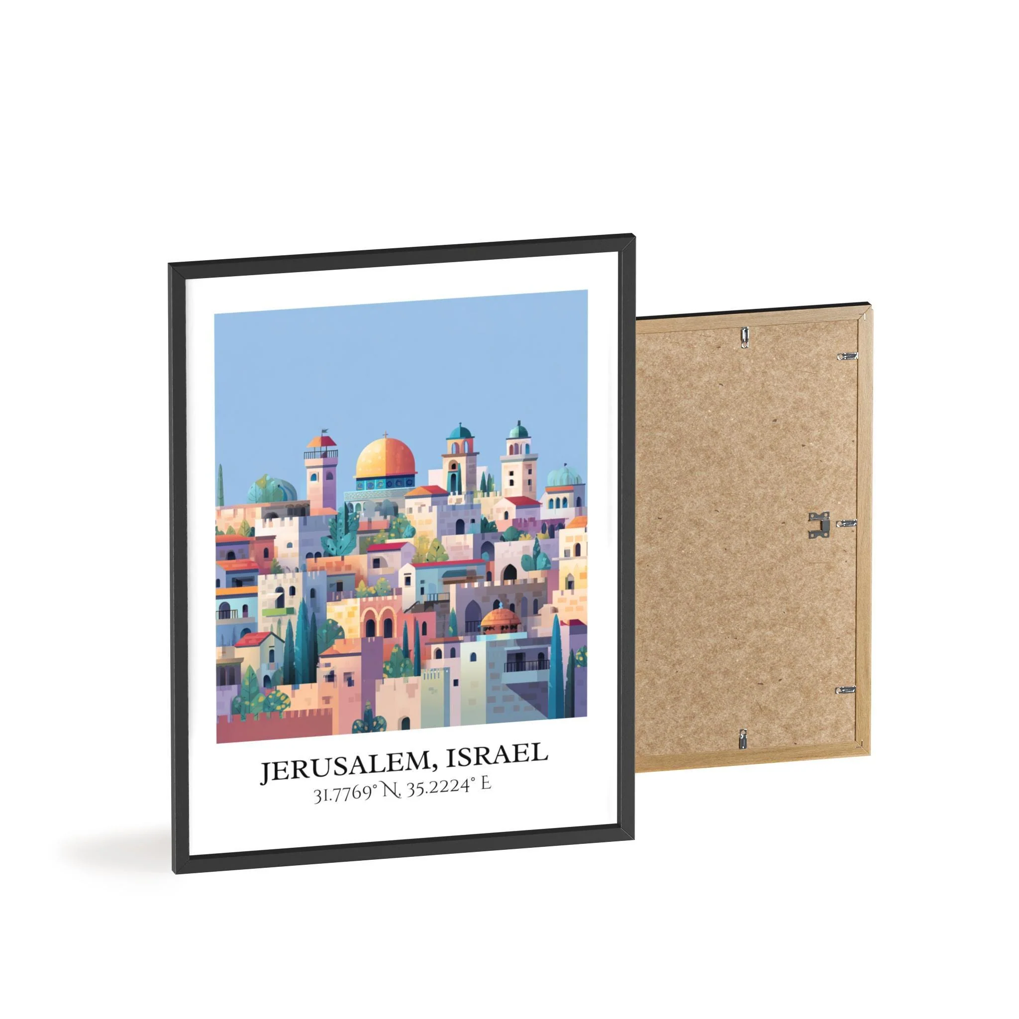 Jerusalem, Israel – Watercolor Art Print - Image 8