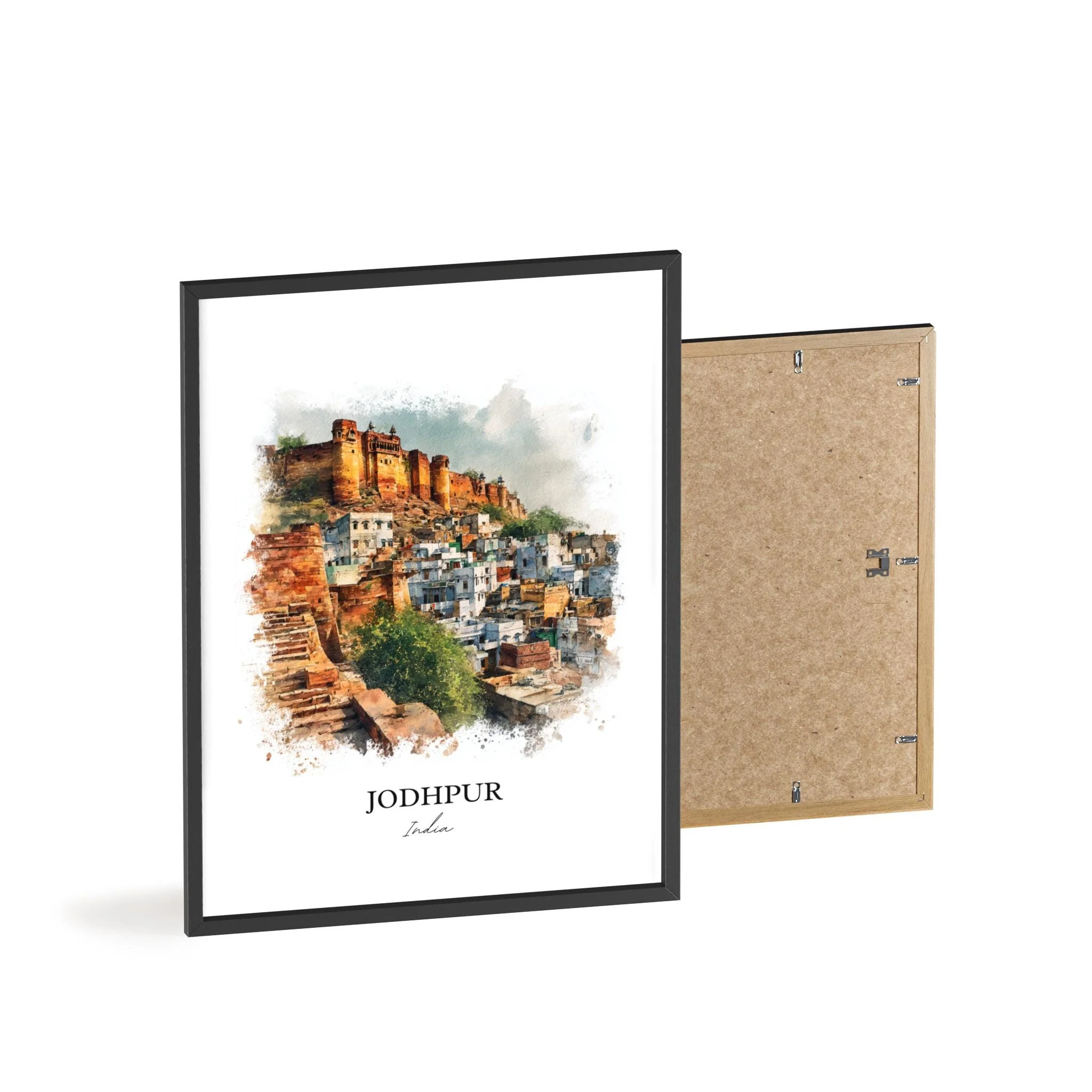 Jodhpur, India – Watercolor Art Print - Image 11