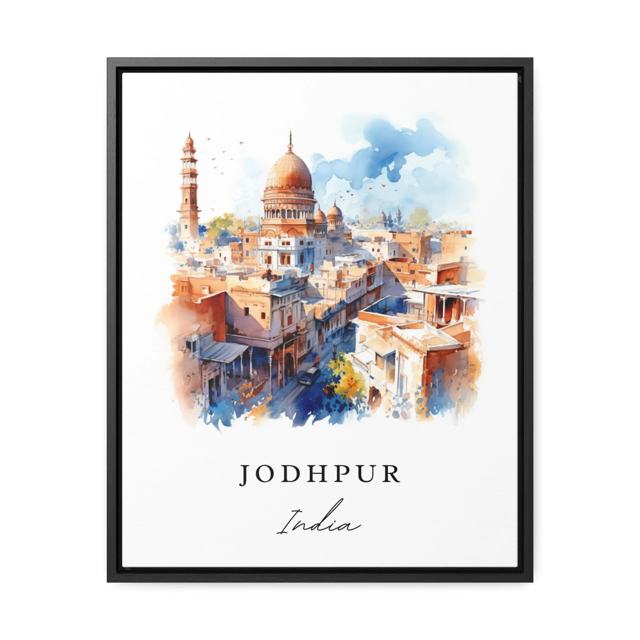 Jodhpur, India – Watercolor Art Print - Image 2