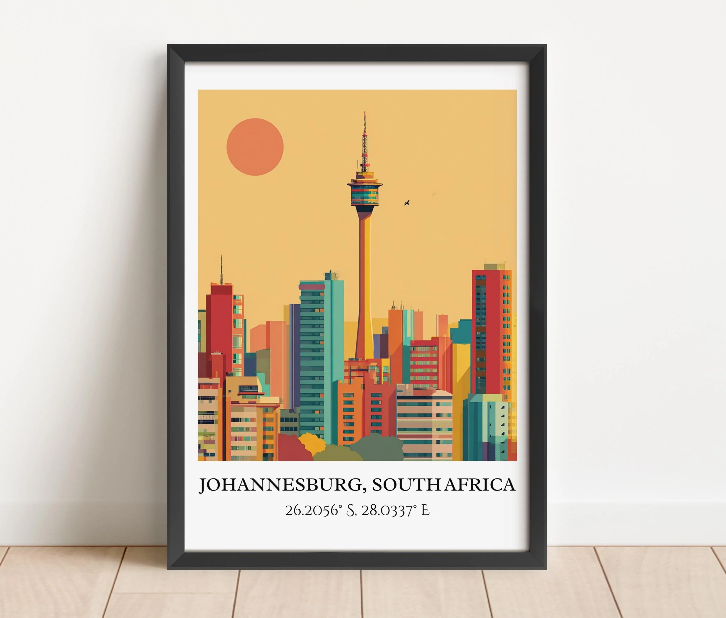 Johannesburg, South Africa – Watercolor Art Print - Image 6