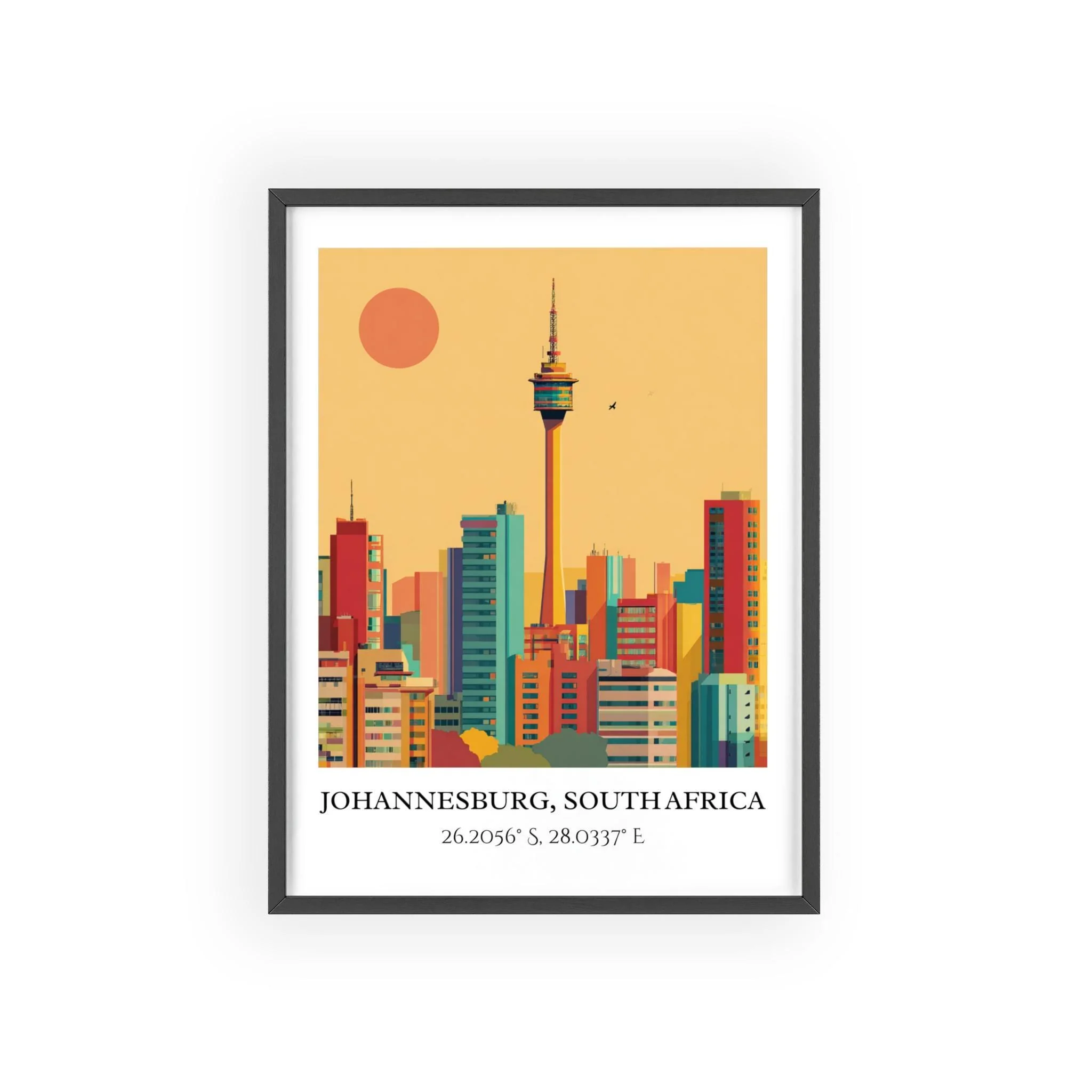 Johannesburg, South Africa – Watercolor Art Print - Image 7
