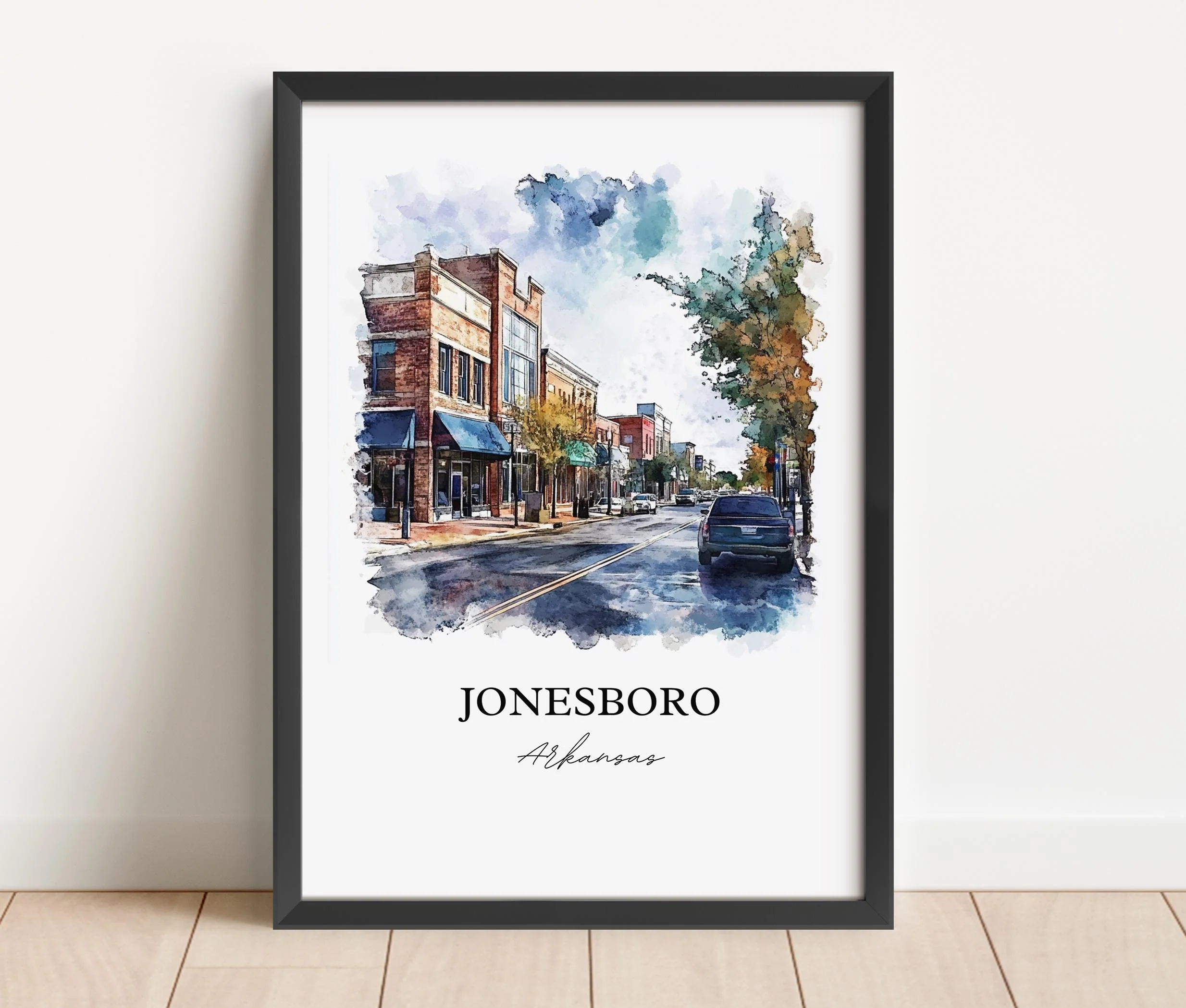 Jonesboro, Alaska, Alaska – Watercolor Art Print - Image 4