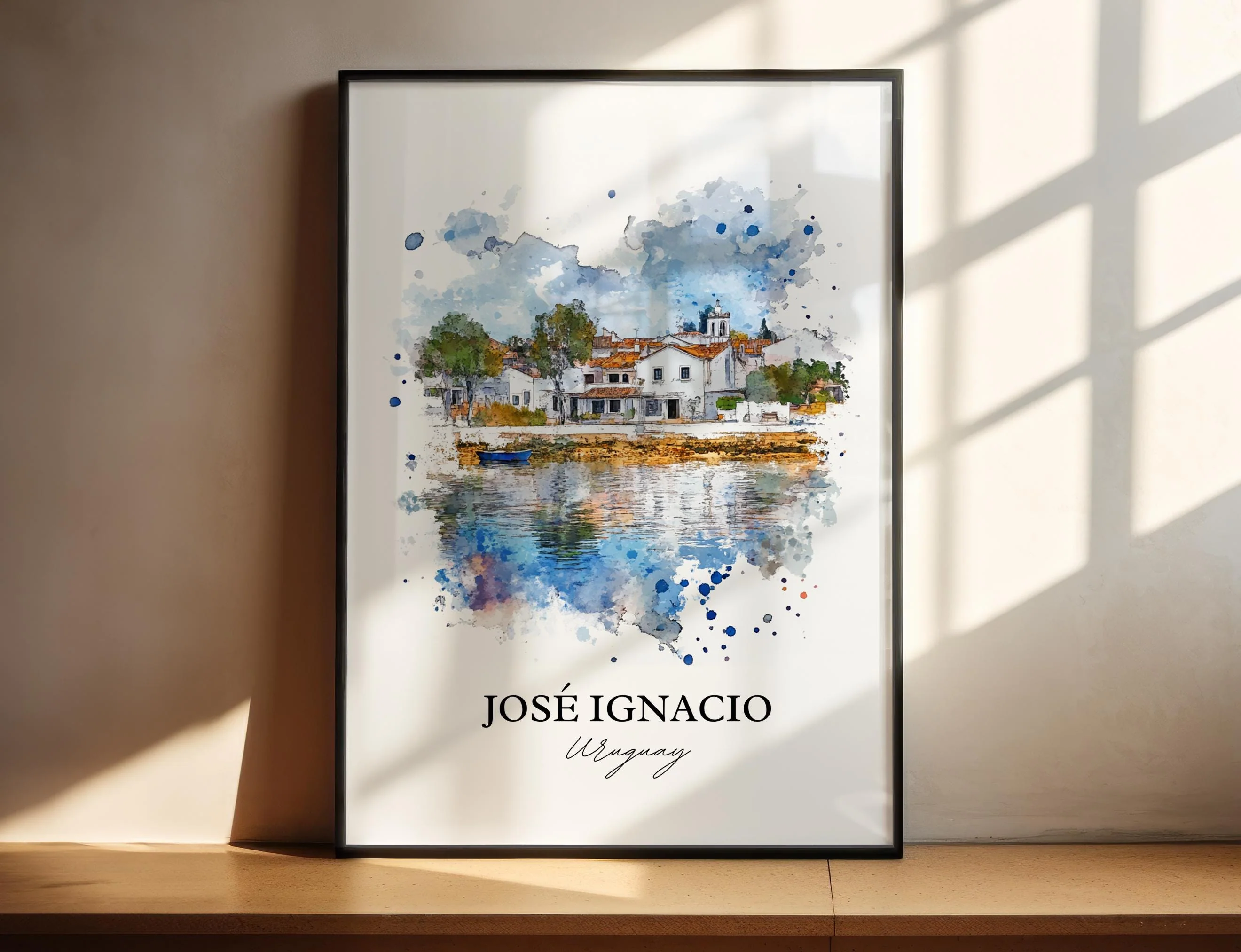 José Ignacio, Paraguay – Watercolor Art Print