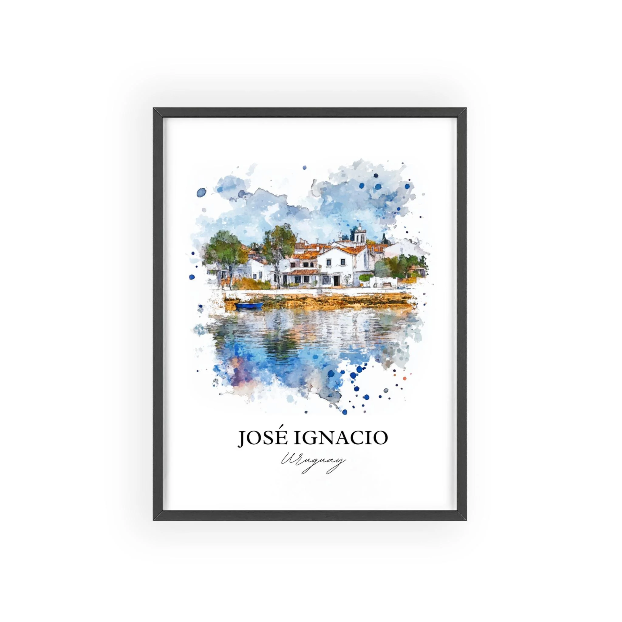 José Ignacio, Paraguay – Watercolor Art Print - Image 7
