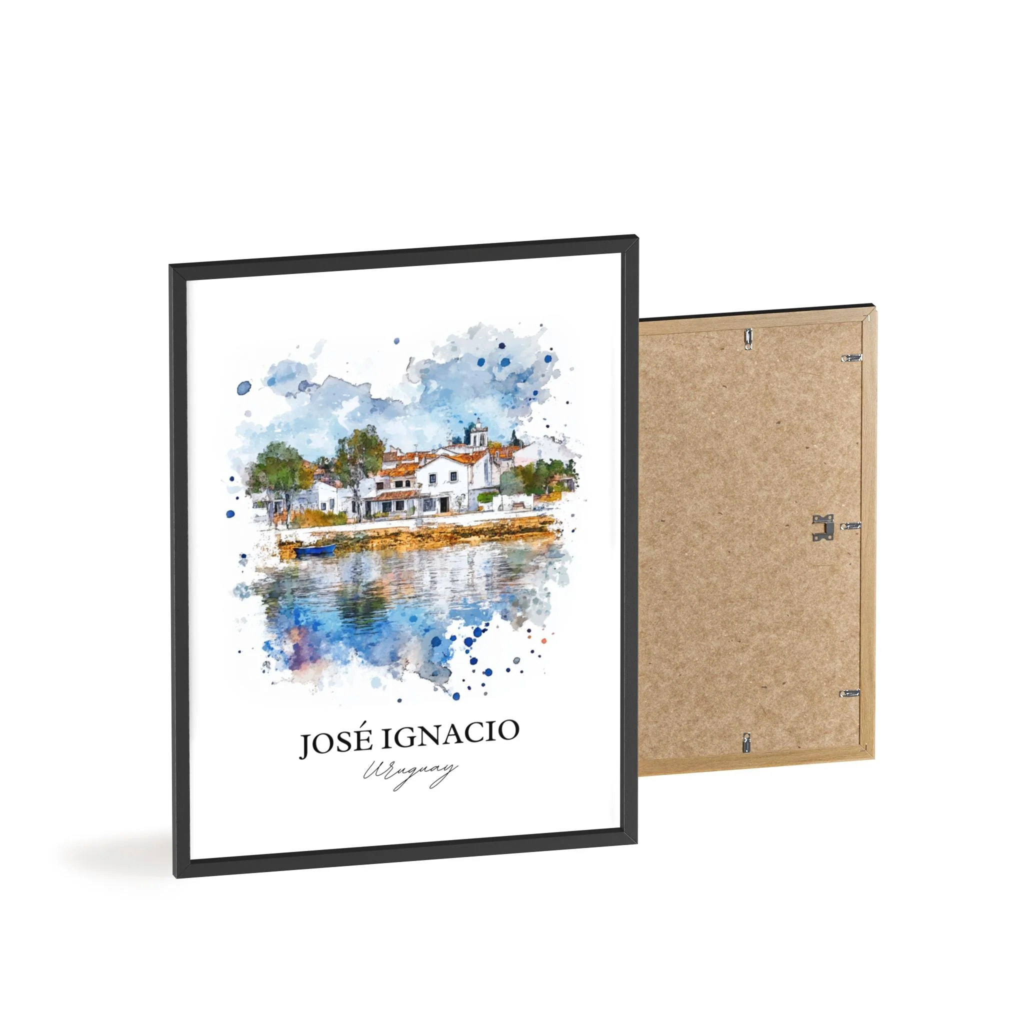José Ignacio, Paraguay – Watercolor Art Print - Image 8