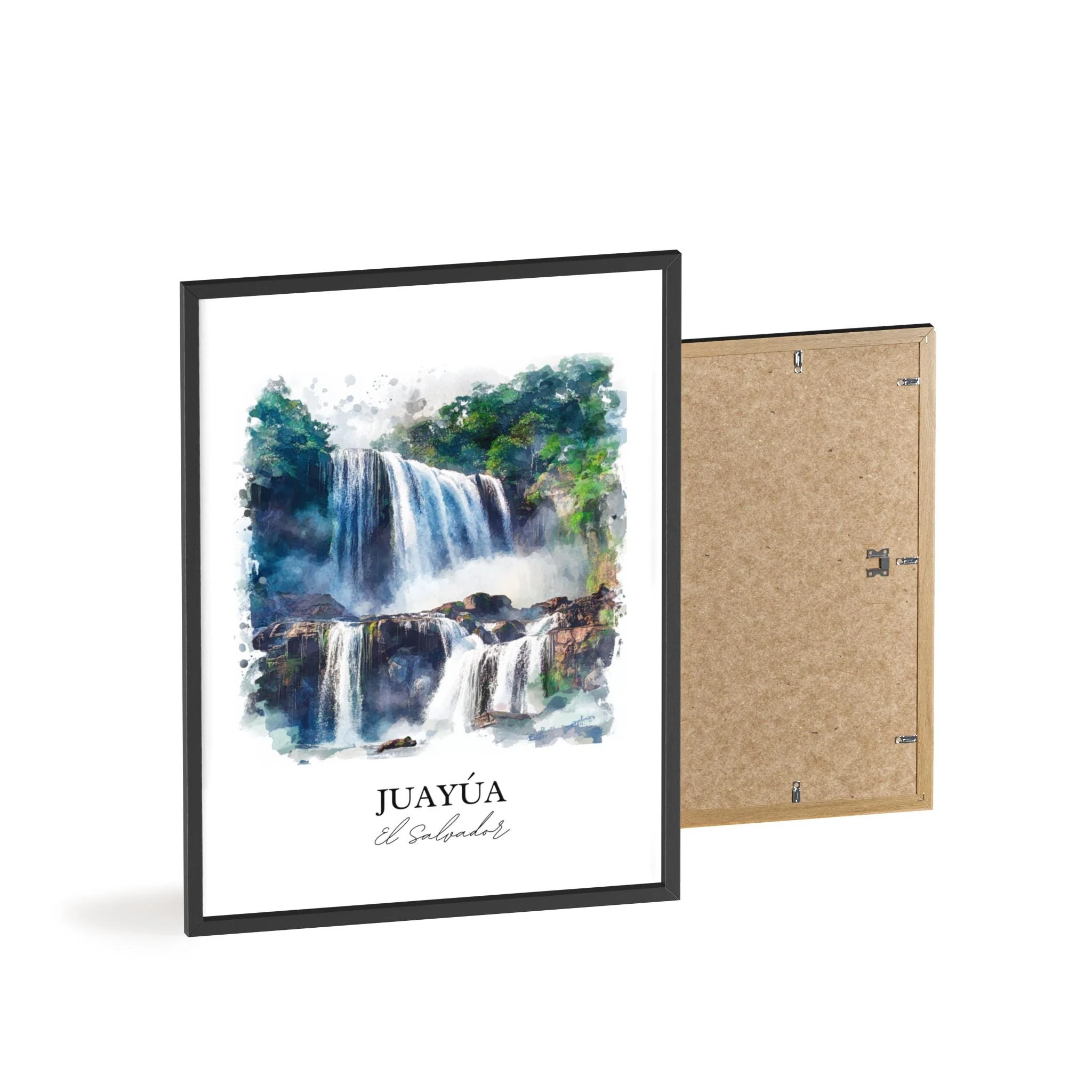 Juayúa, El Salvador – Watercolor Art Print - Image 8