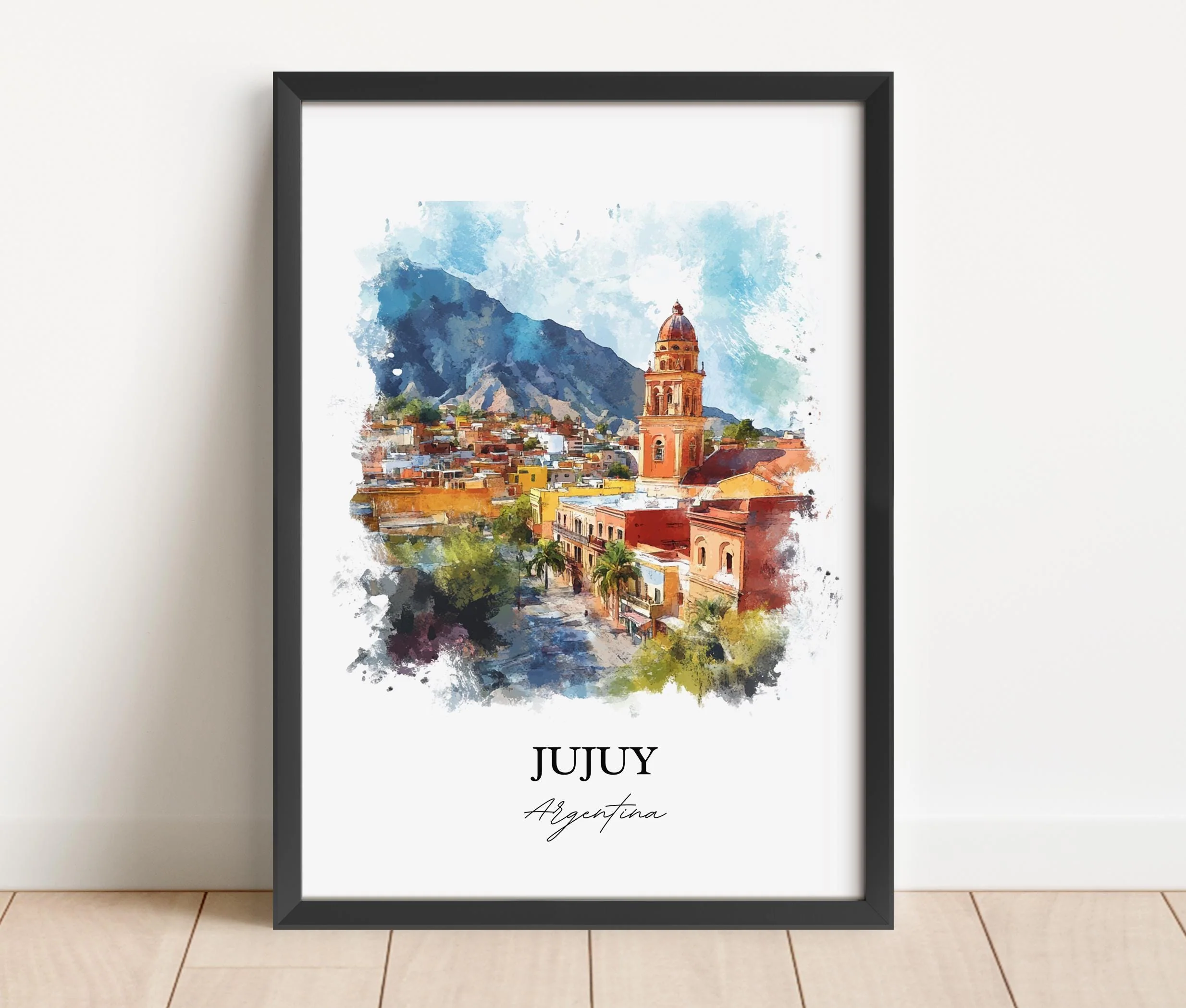 Jujuy, Argentina – Watercolor Art Print Quebrada de Humahuaca - Image 2