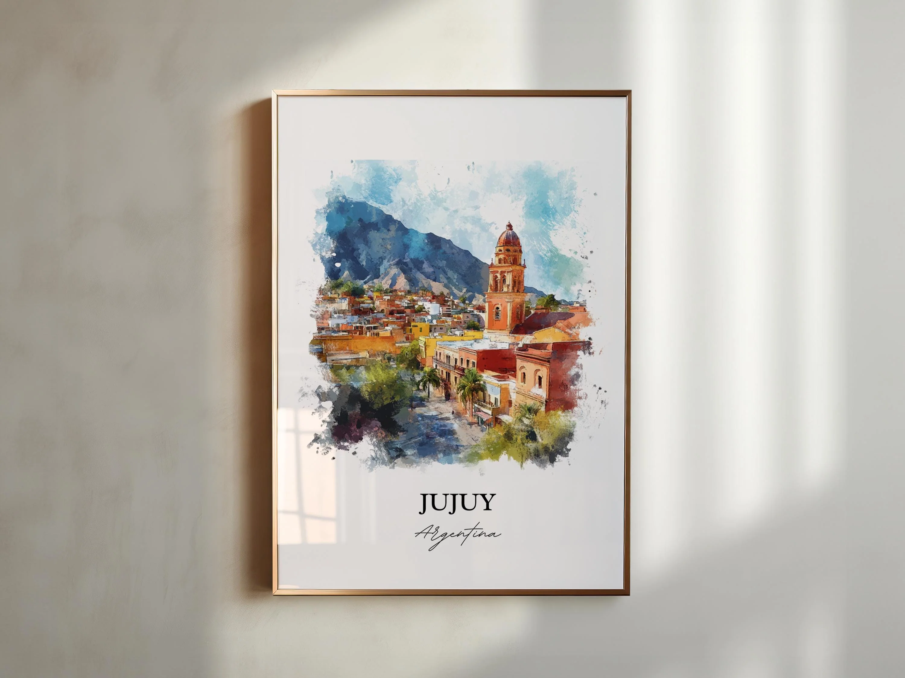 Jujuy, Argentina – Watercolor Art Print Quebrada de Humahuaca - Image 4