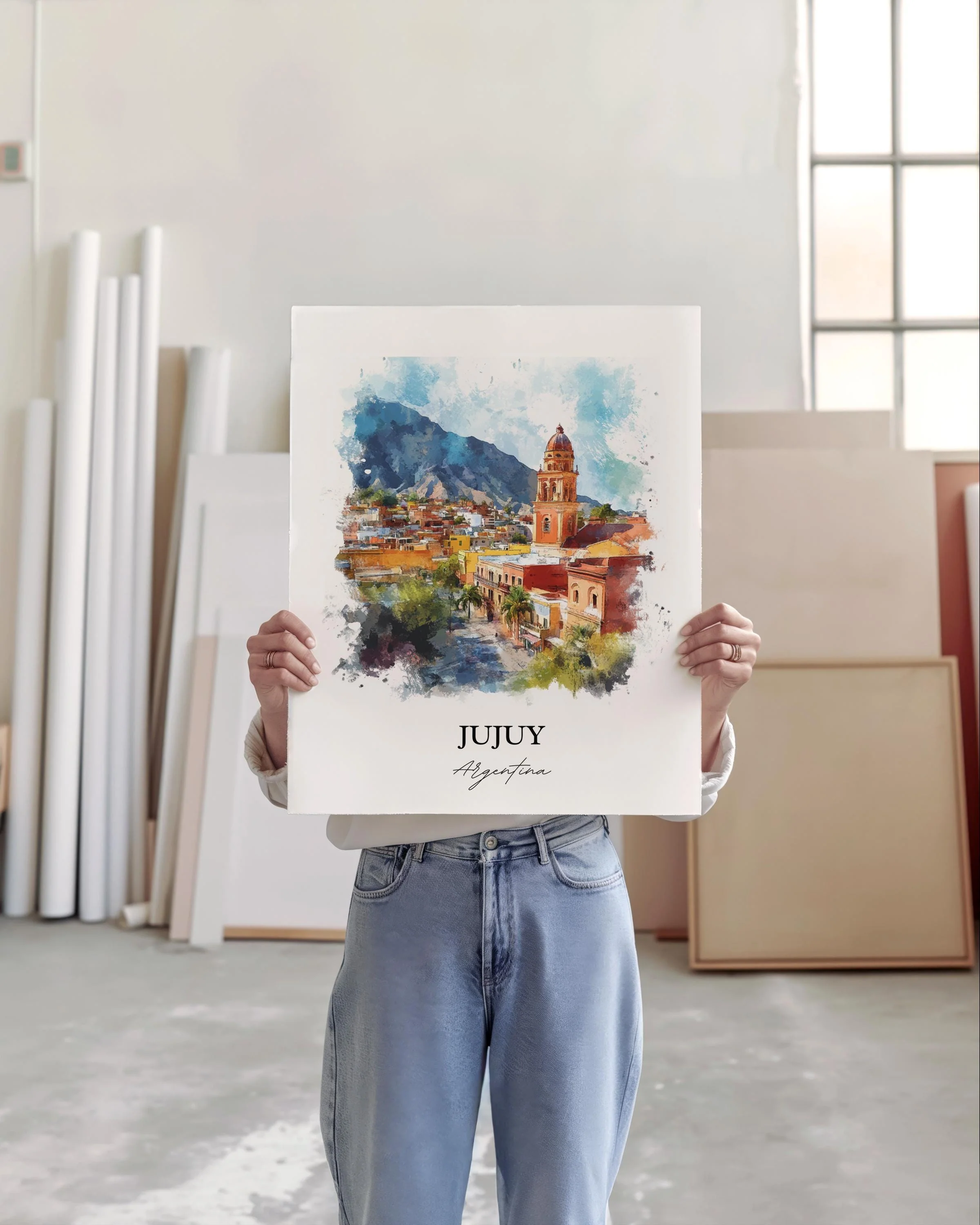 Jujuy, Argentina – Watercolor Art Print Quebrada de Humahuaca - Image 5