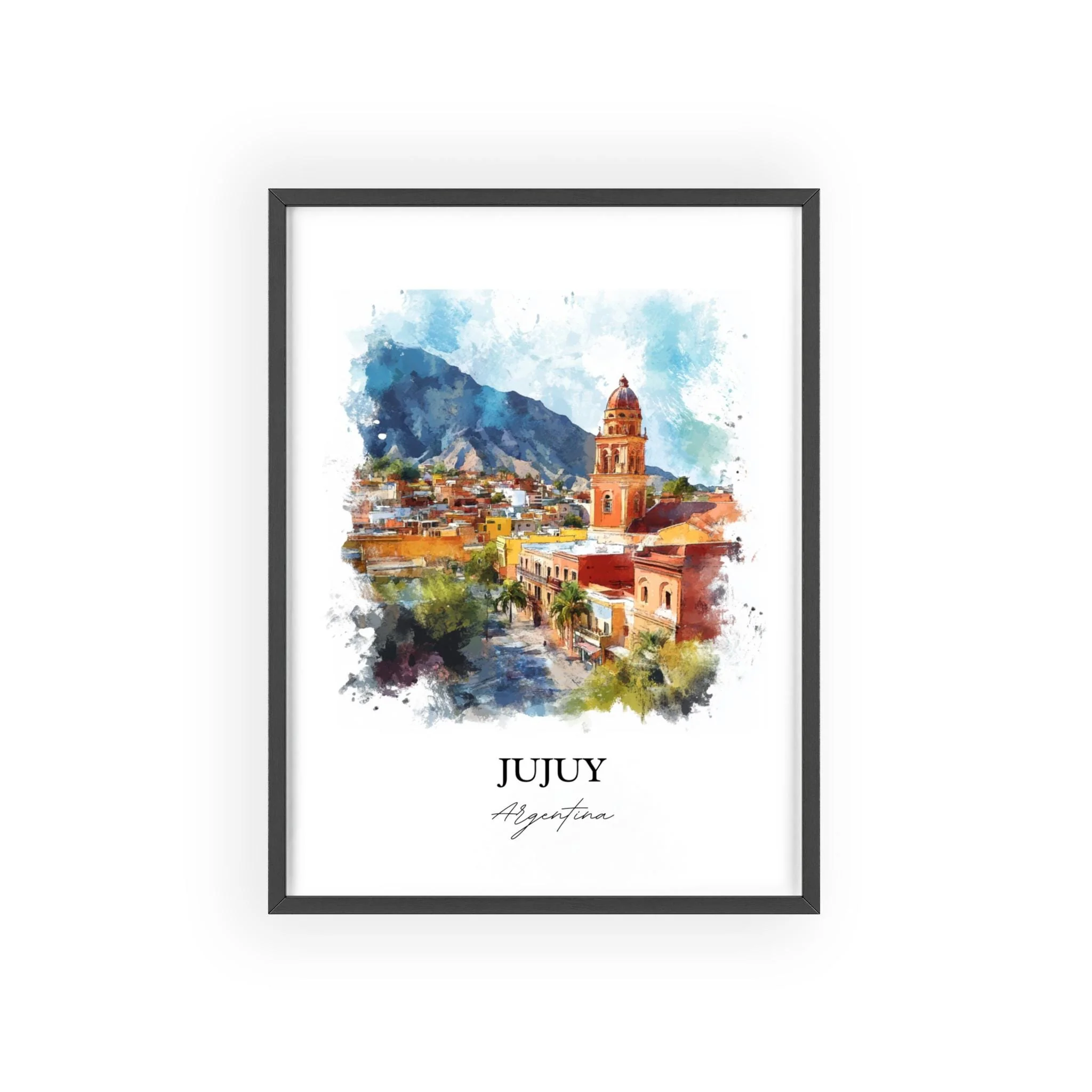 Jujuy, Argentina – Watercolor Art Print Quebrada de Humahuaca - Image 7