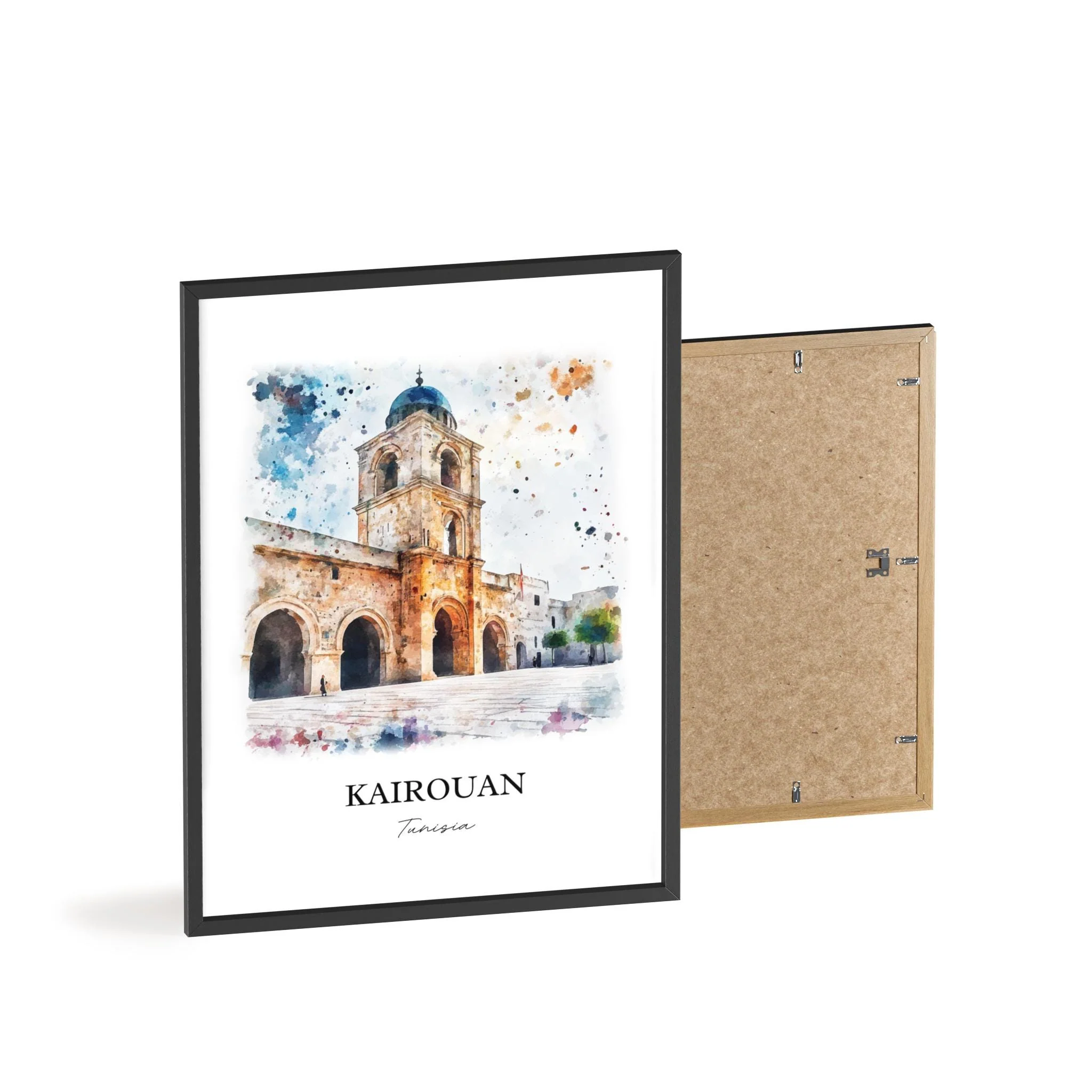 Kairouan, Tunisia – Watercolor Art Print - Image 8
