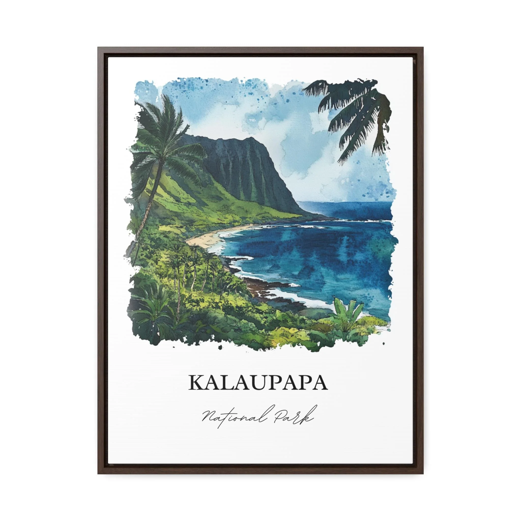 Kalaupapa, Hawaii Watercolor Art Print - Image 7