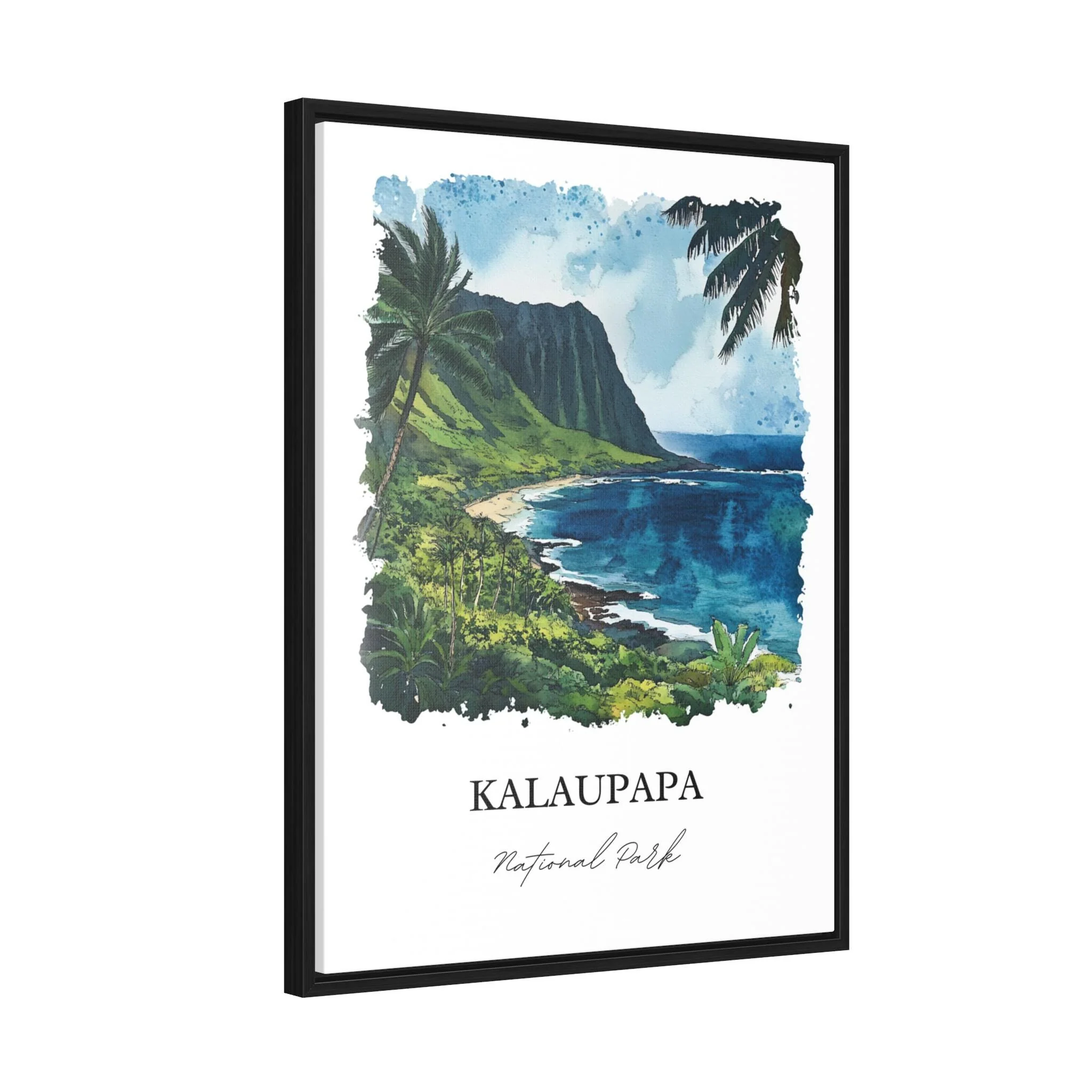 Kalaupapa, Hawaii Watercolor Art Print - Image 8
