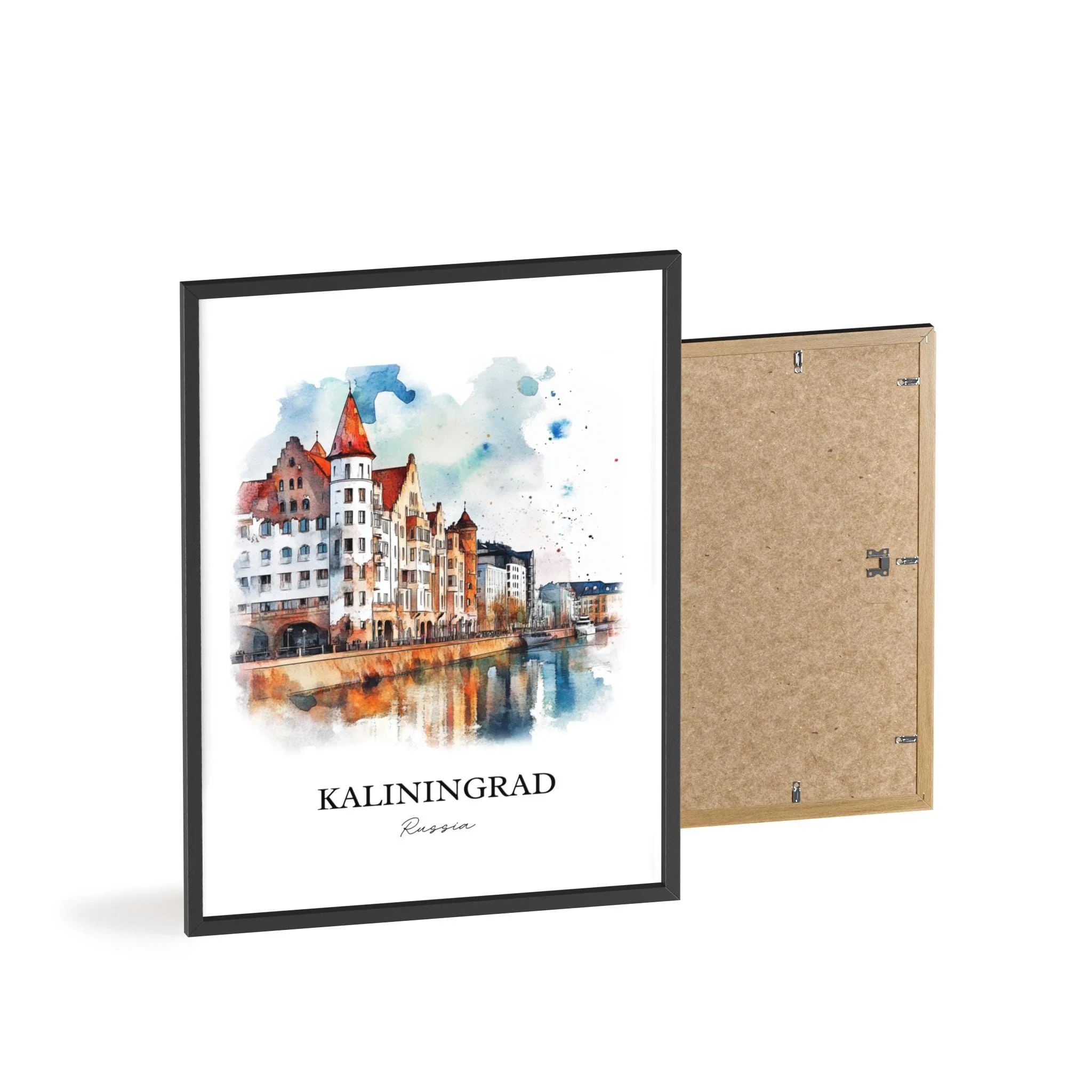Kaliningrad, Russia – Watercolor Art Print - Image 8
