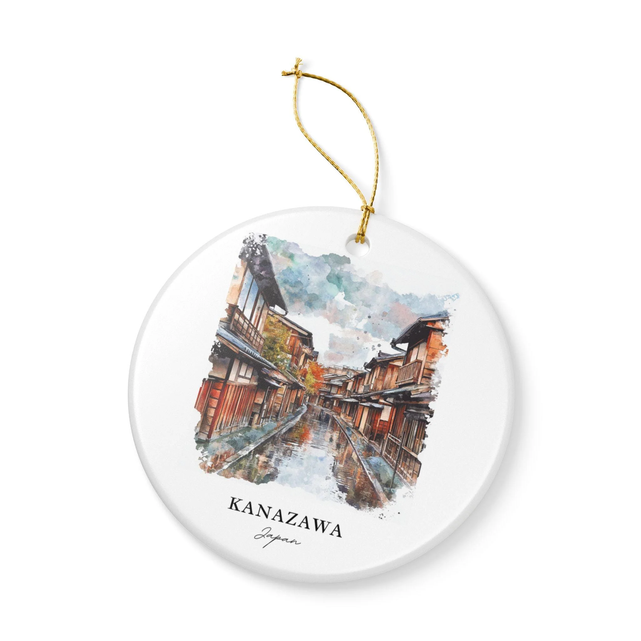 Kanazawa Ornament: Unique Kanazawa Japan Souvenir, Kanazawa Xmas Decor, and Authentic Kanazawa Japan Gift - Image 3