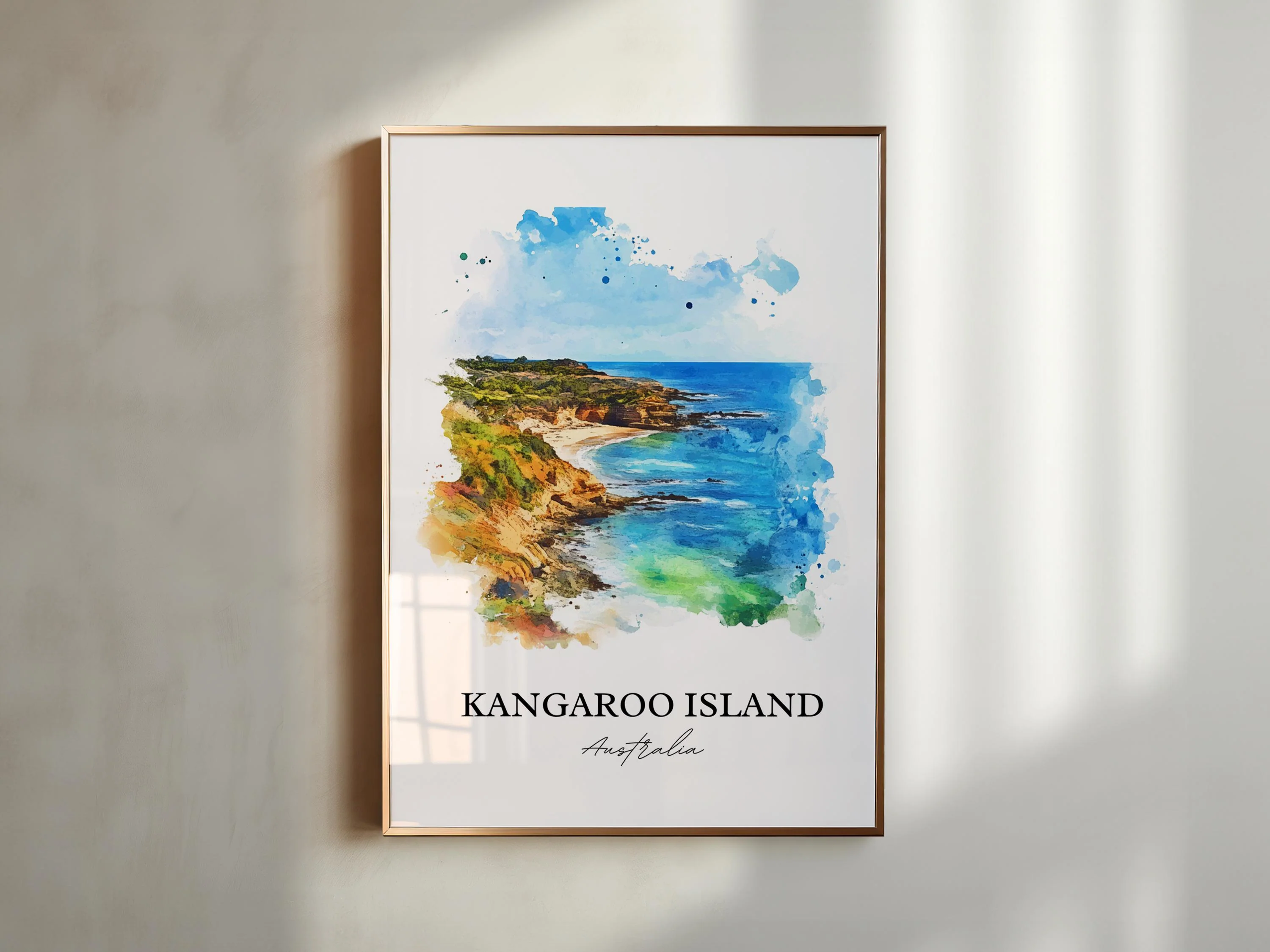 Kangaroo Island, Australia – Watercolor Art Print - Image 5