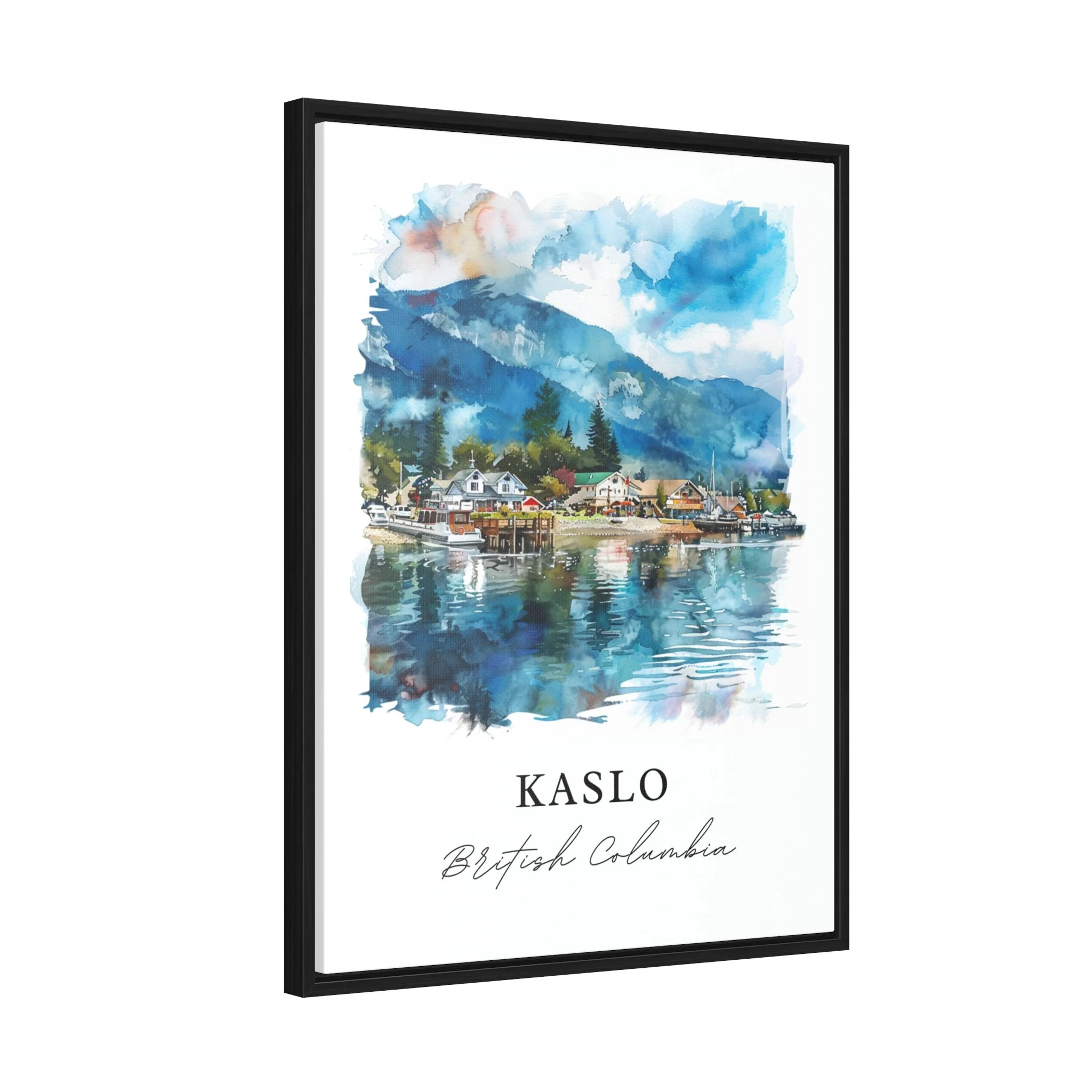 Kaslo, British Columbia – Watercolor Art Print - Image 5