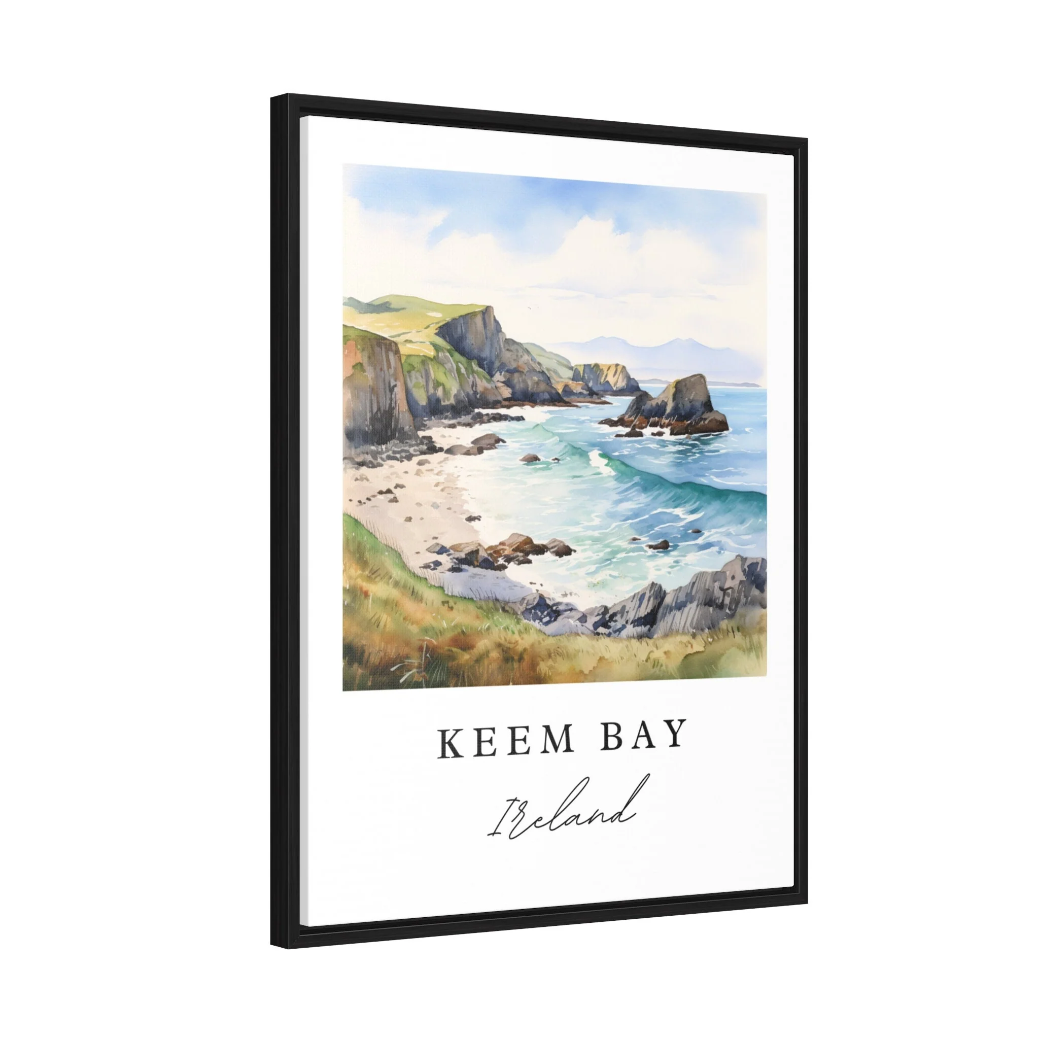 Keem Bay, Ireland – Watercolor Art Print - Image 7