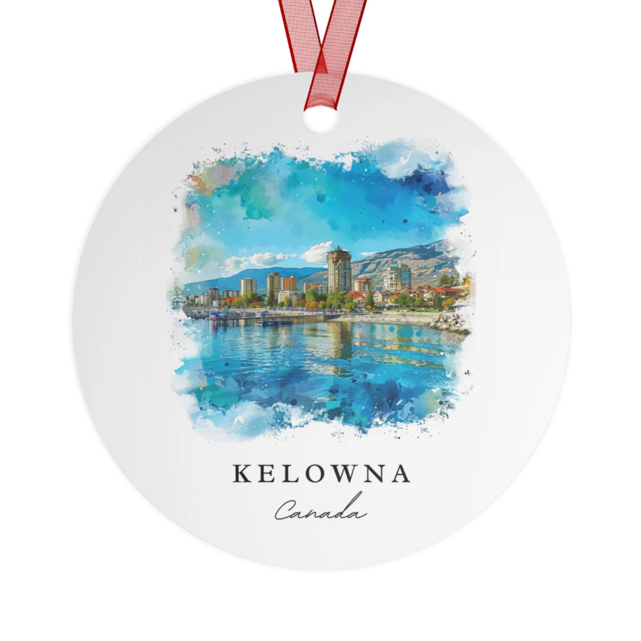 Kelowna Canada Ornament: Unique Kelowna Souvenir, Kelowna Xmas Decor, and Authentic Kelowna Canada Gift - Image 2