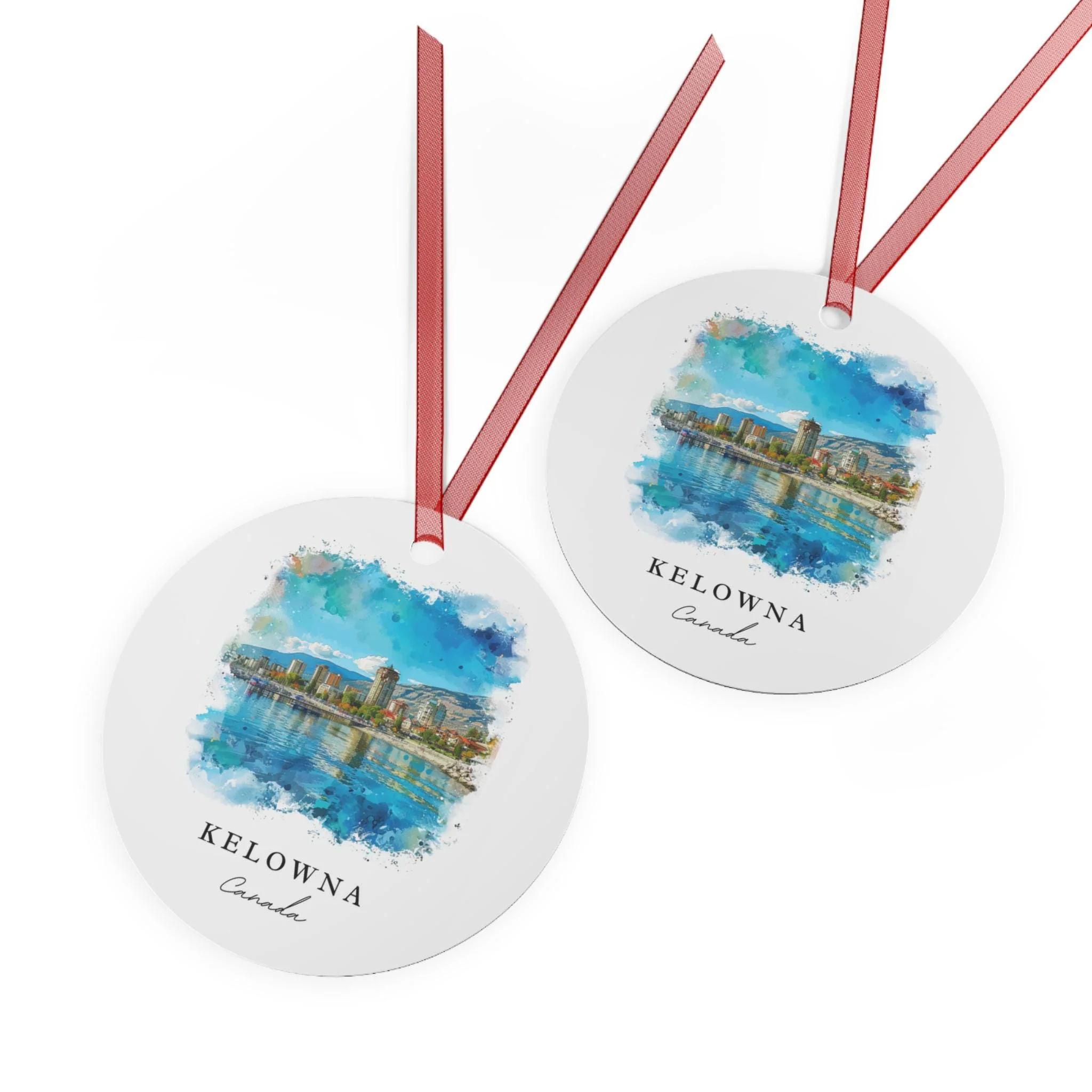 Kelowna Canada Ornament: Unique Kelowna Souvenir, Kelowna Xmas Decor, and Authentic Kelowna Canada Gift - Image 3