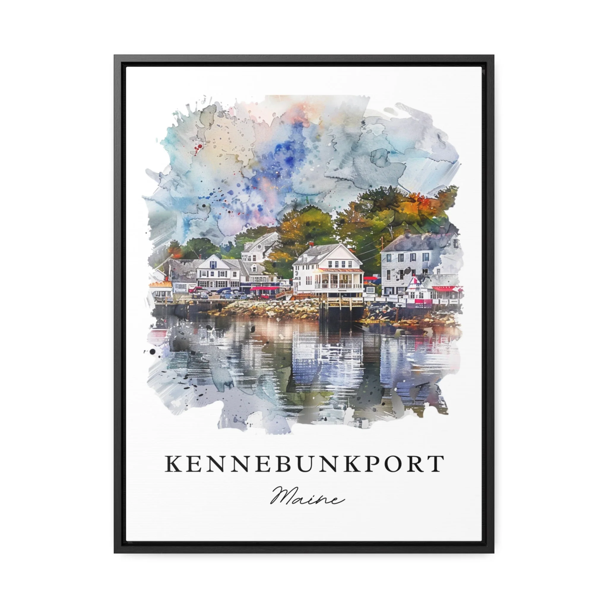 Kennebunkport, Maine, ME – Watercolor Art Print - Image 5