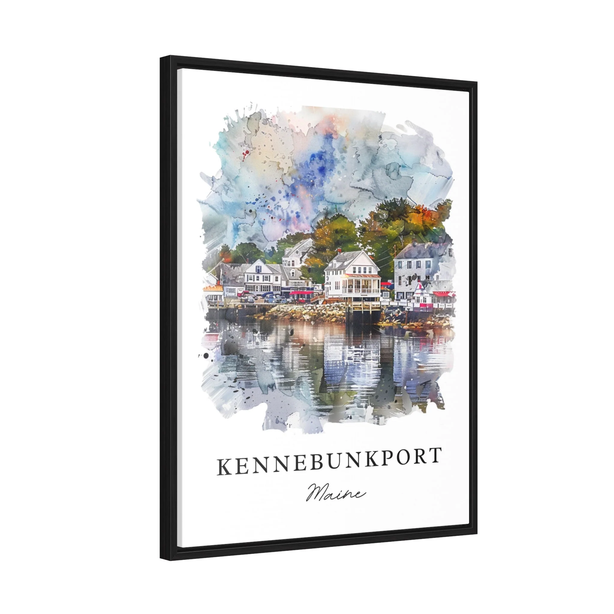 Kennebunkport, Maine, ME – Watercolor Art Print - Image 6