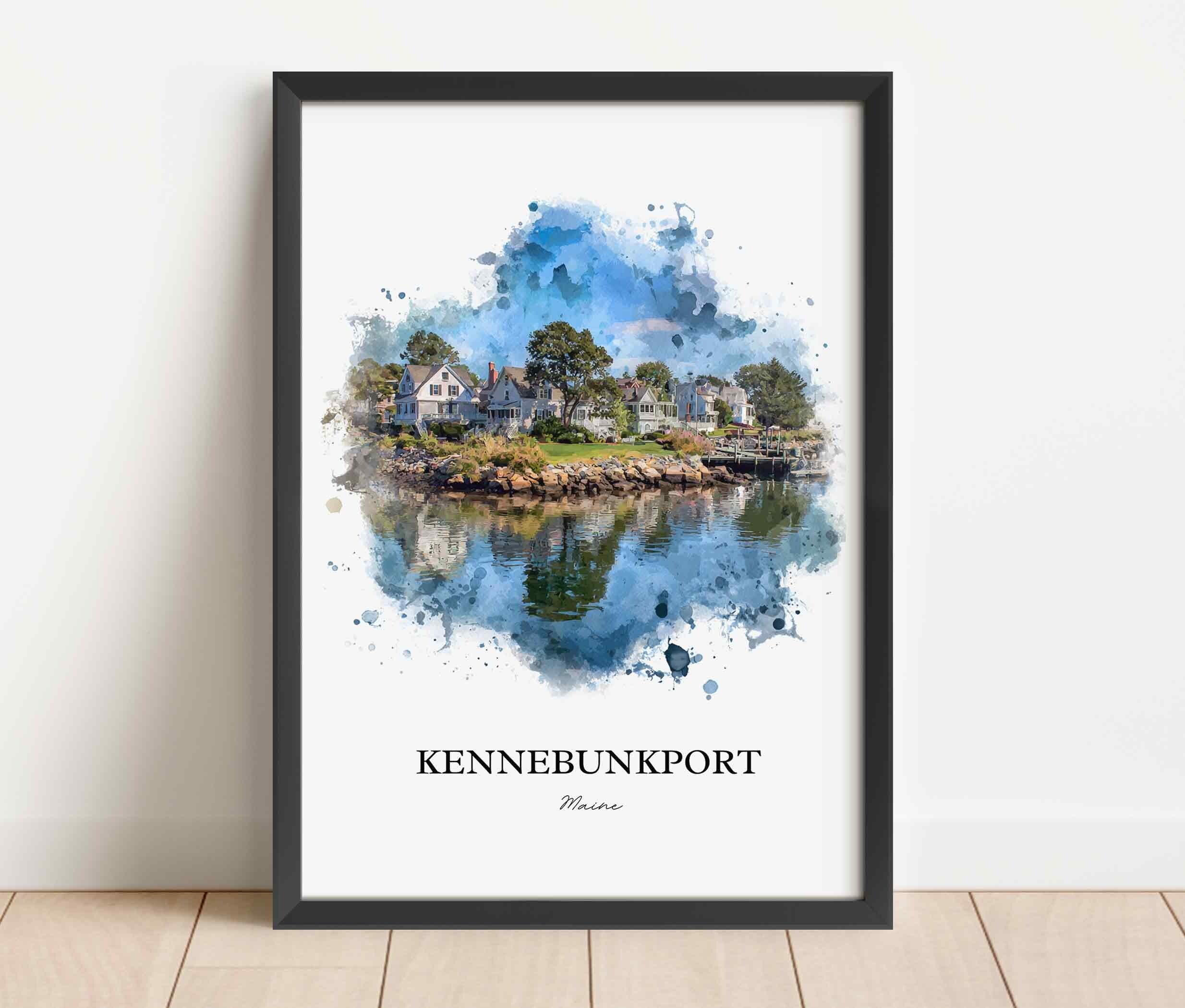 Kennebunkport, Maine – Watercolor Art Print - Image 8