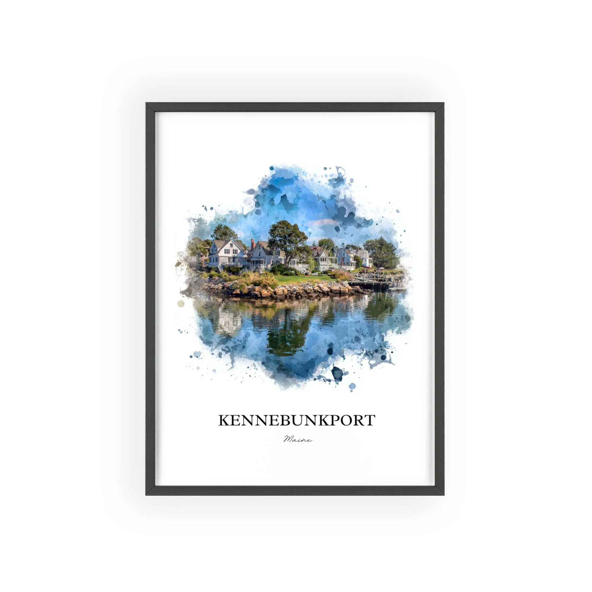 Kennebunkport, Maine – Watercolor Art Print - Image 9
