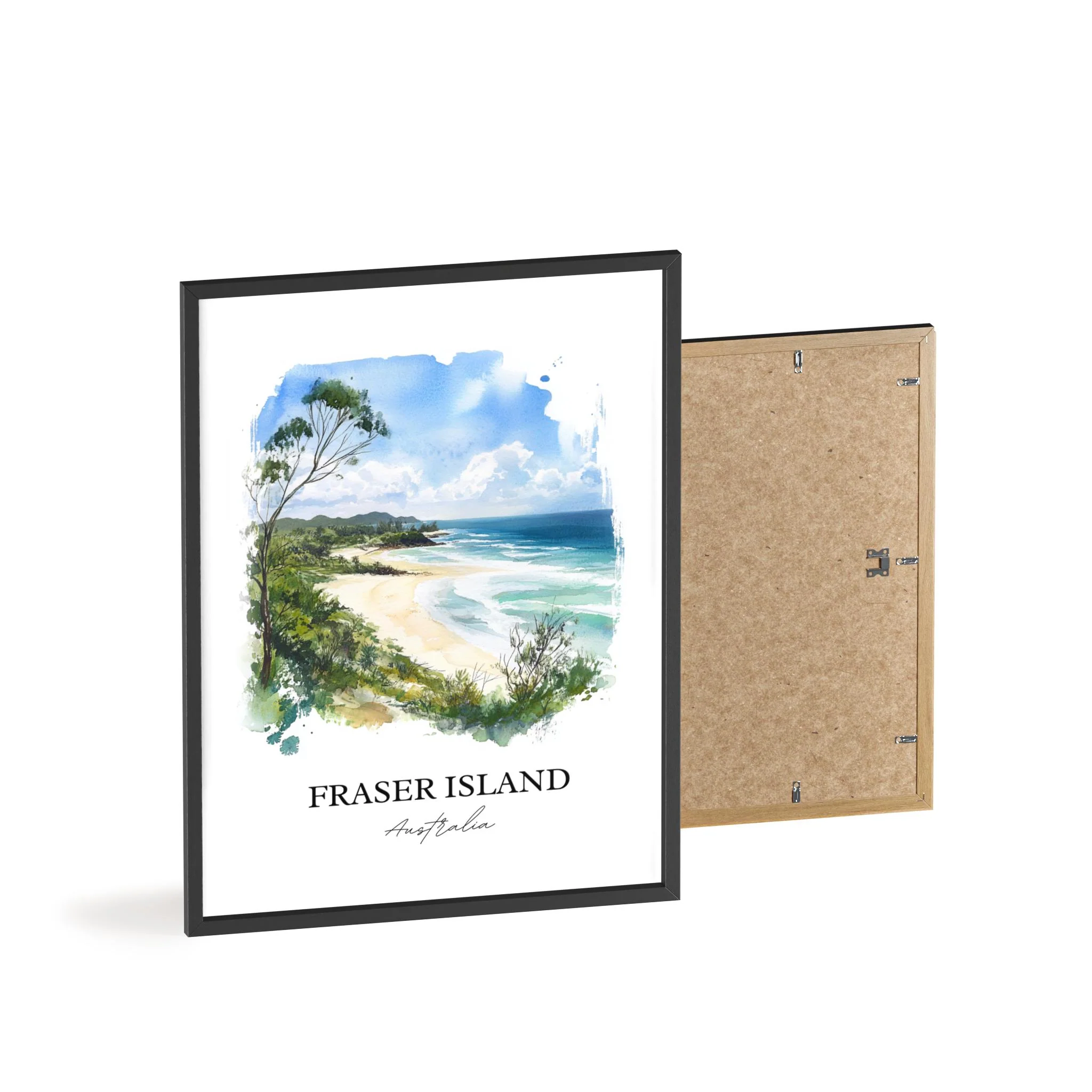 K'gari, Australia – Watercolor Art Print - Image 8