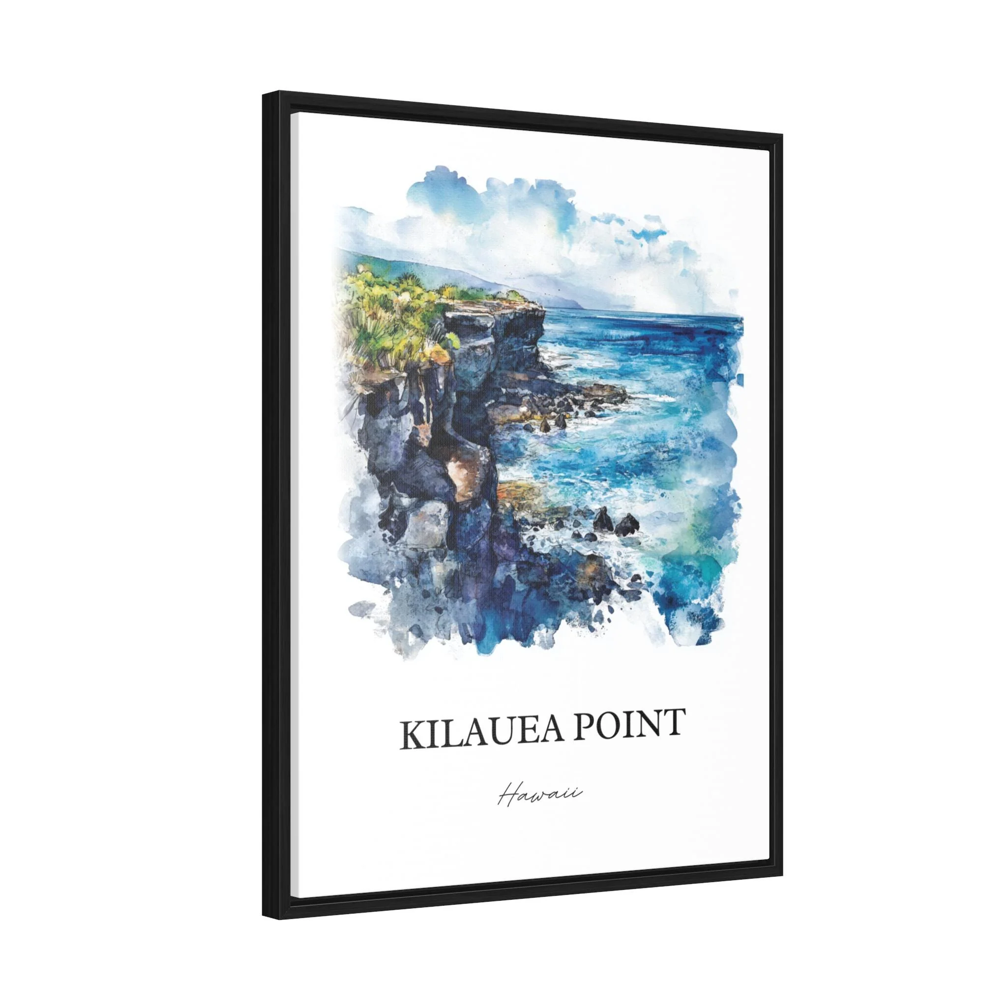 Kilauea Point, Hawaii, Hawaii – Watercolor Art Print - Image 7
