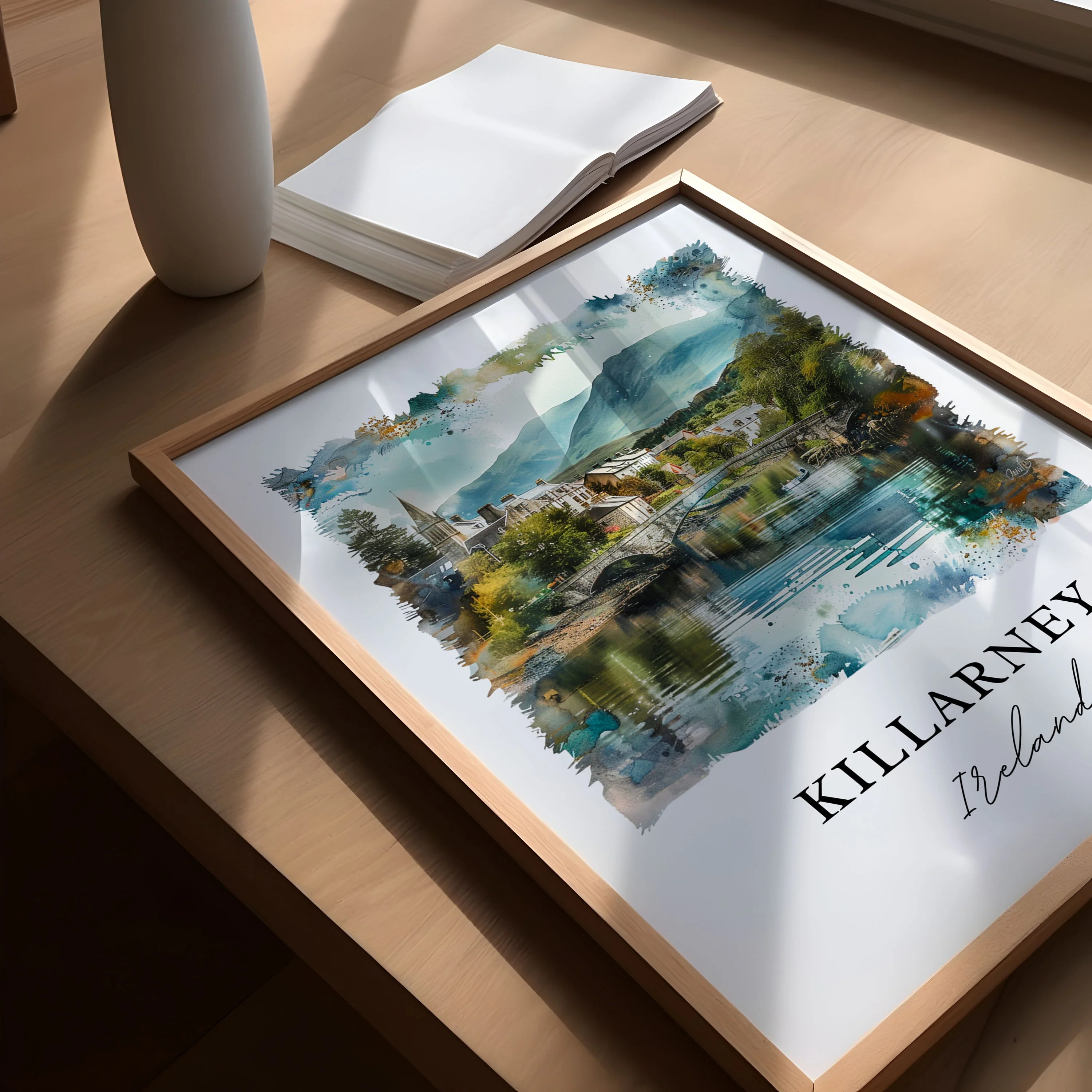 Killarney, Ireland – Watercolor Art Print - Image 3