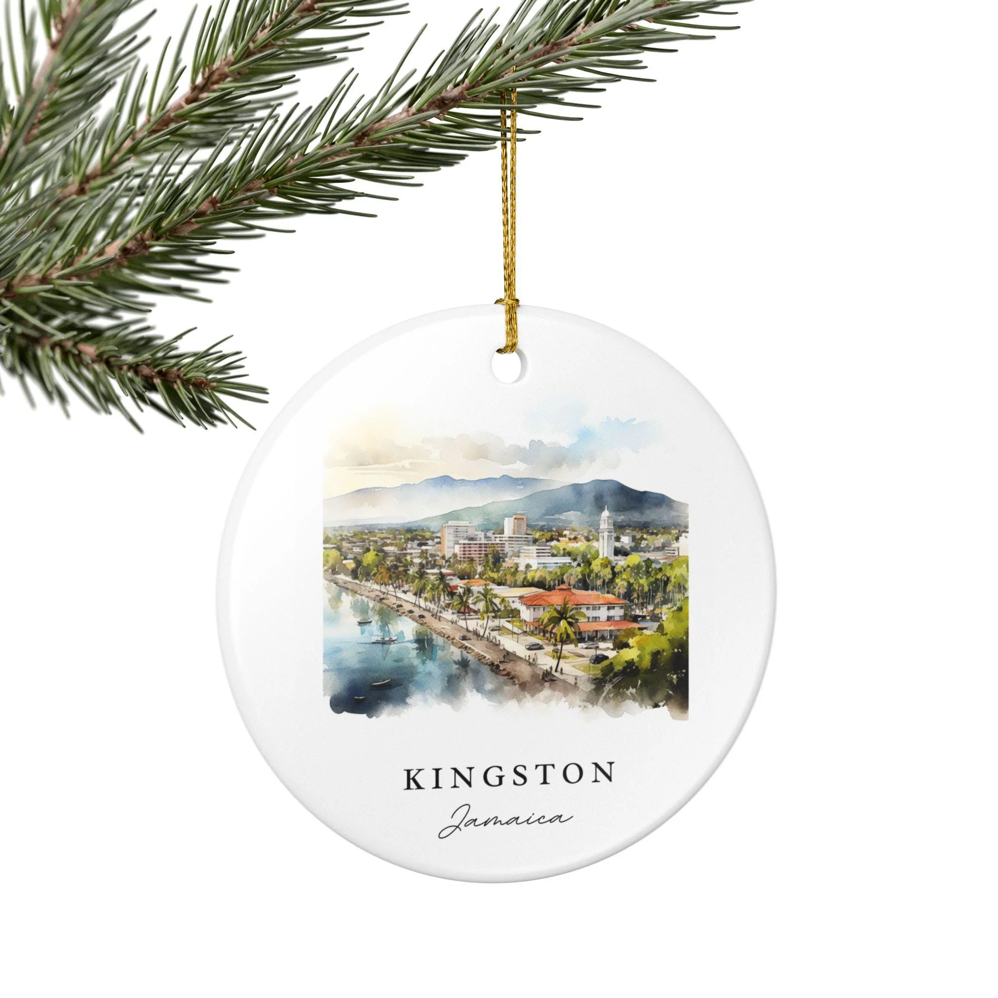 Kingston Jamaica Ornament: Unique Kingston Souvenir, Kingston Jamaica Xmas Decor, and Authentic Jamaica Gift - Image 5