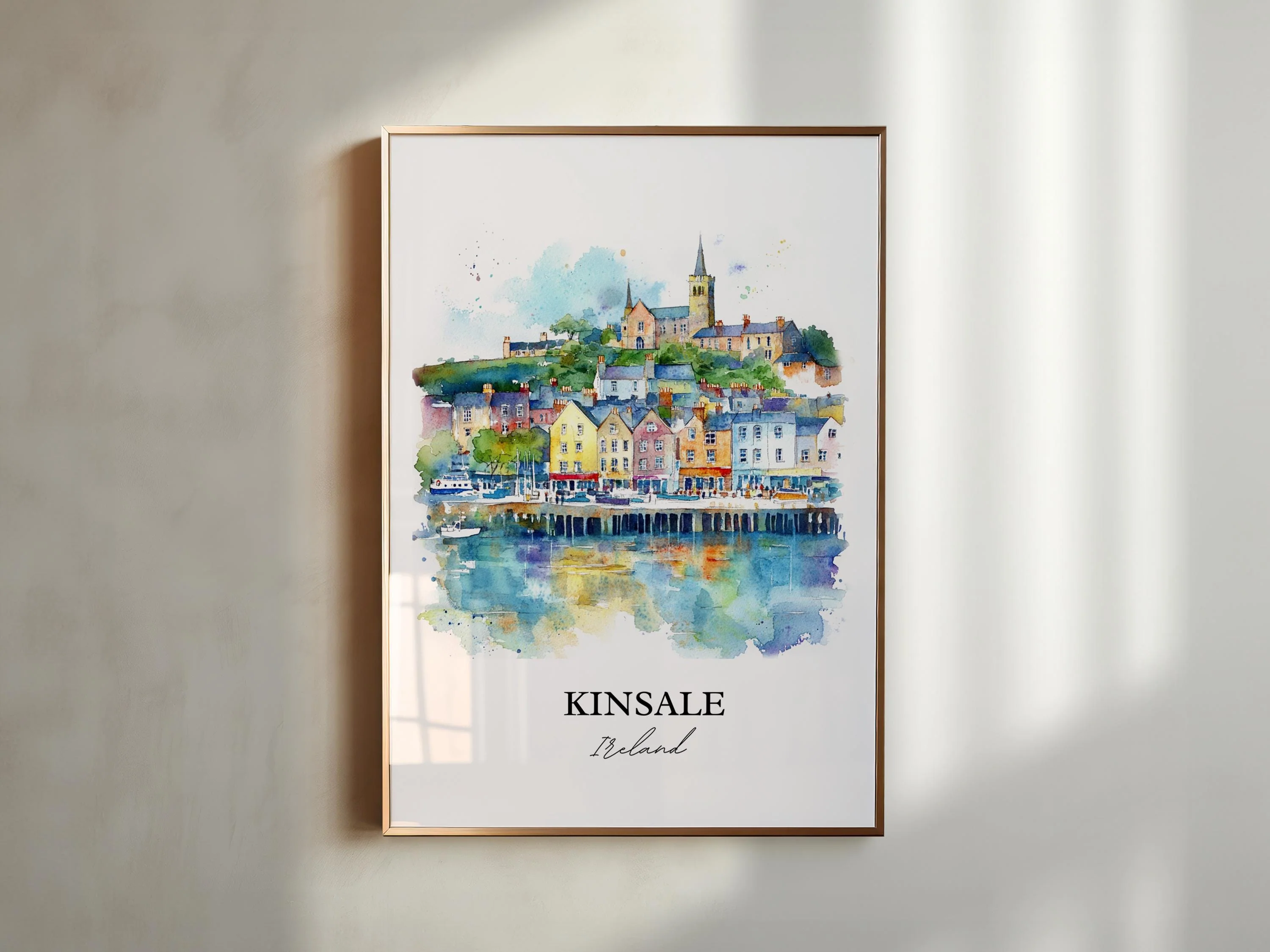 Kinsale, Ireland – Watercolor Art Print - Image 3