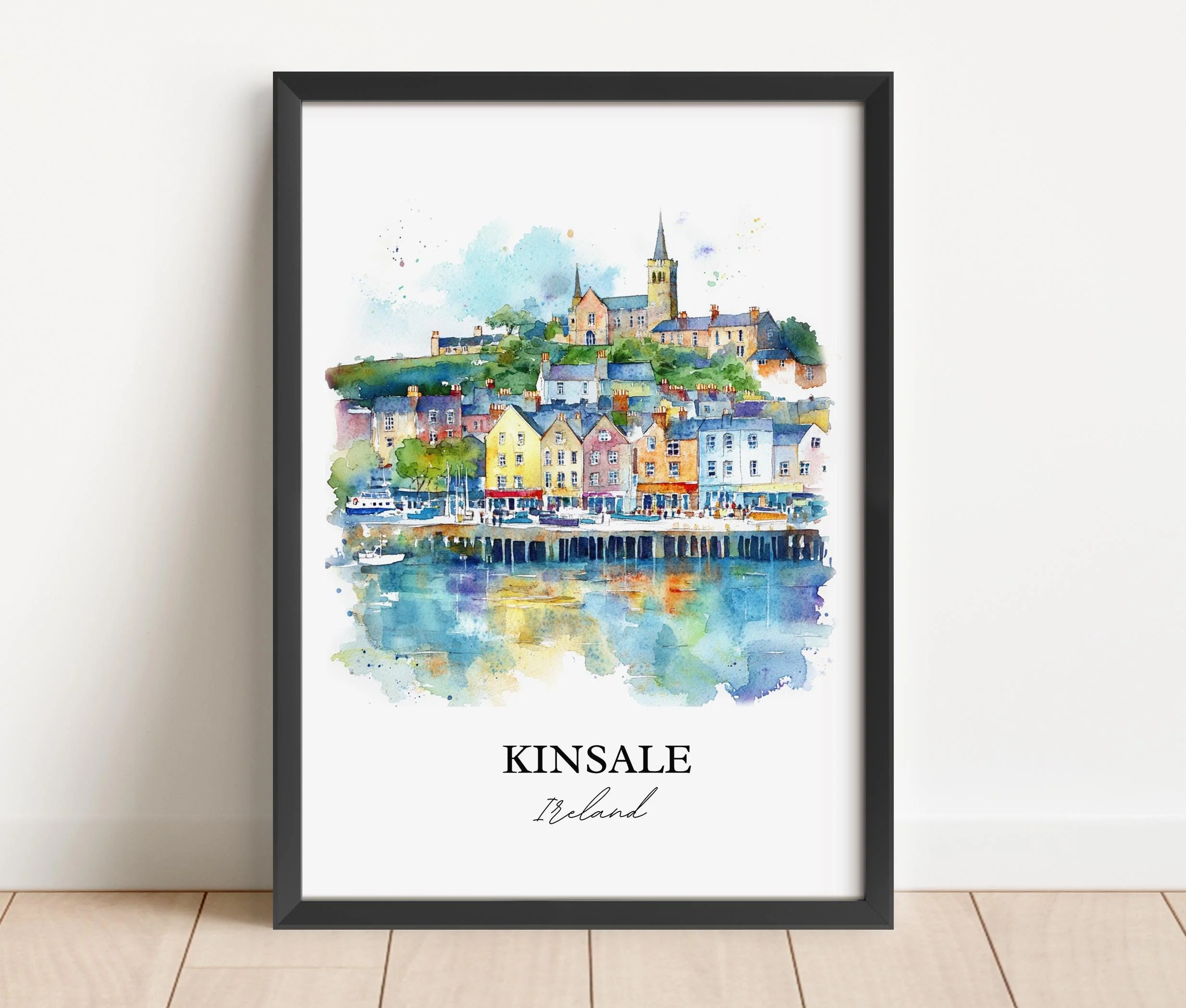 Kinsale, Ireland – Watercolor Art Print - Image 6