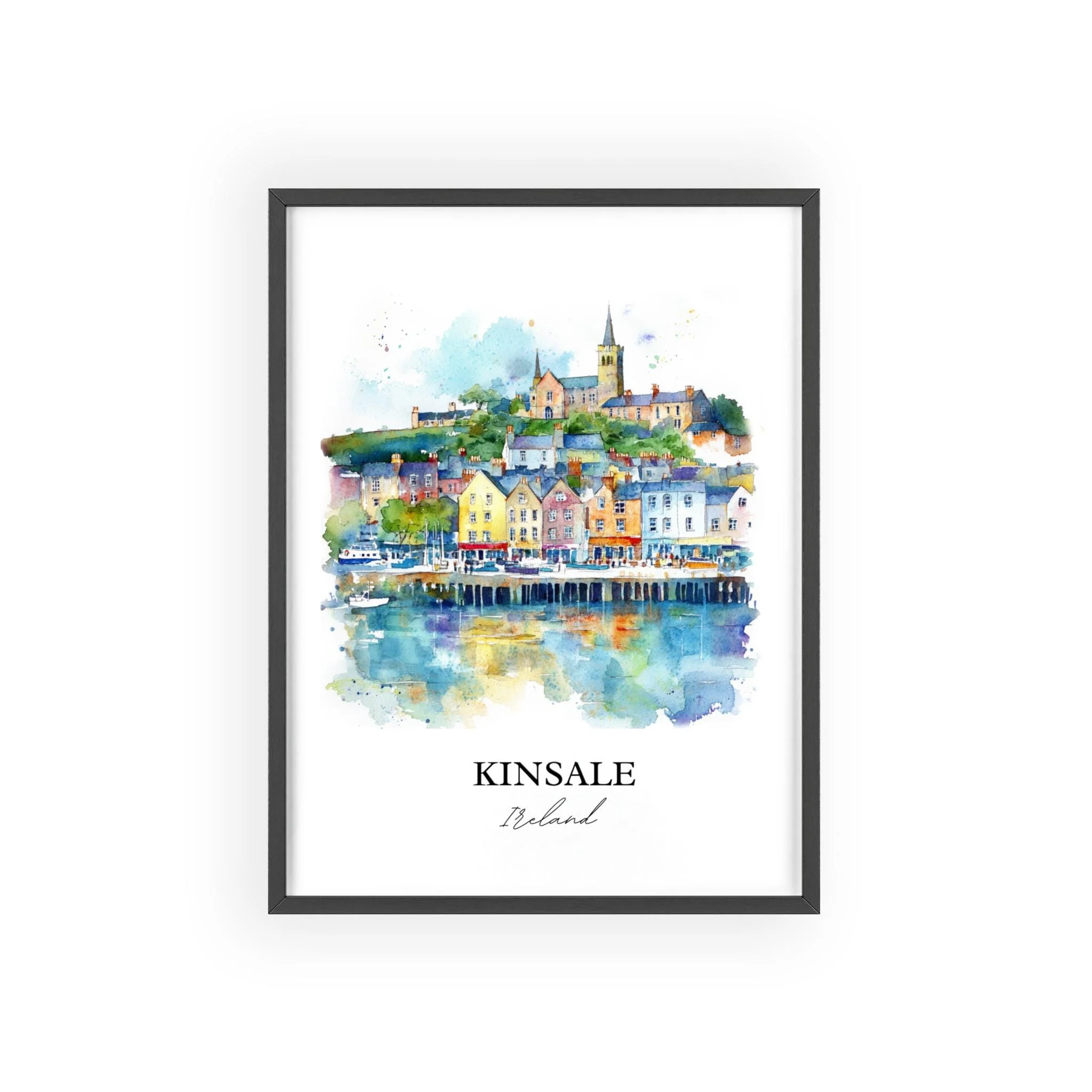 Kinsale, Ireland – Watercolor Art Print - Image 7