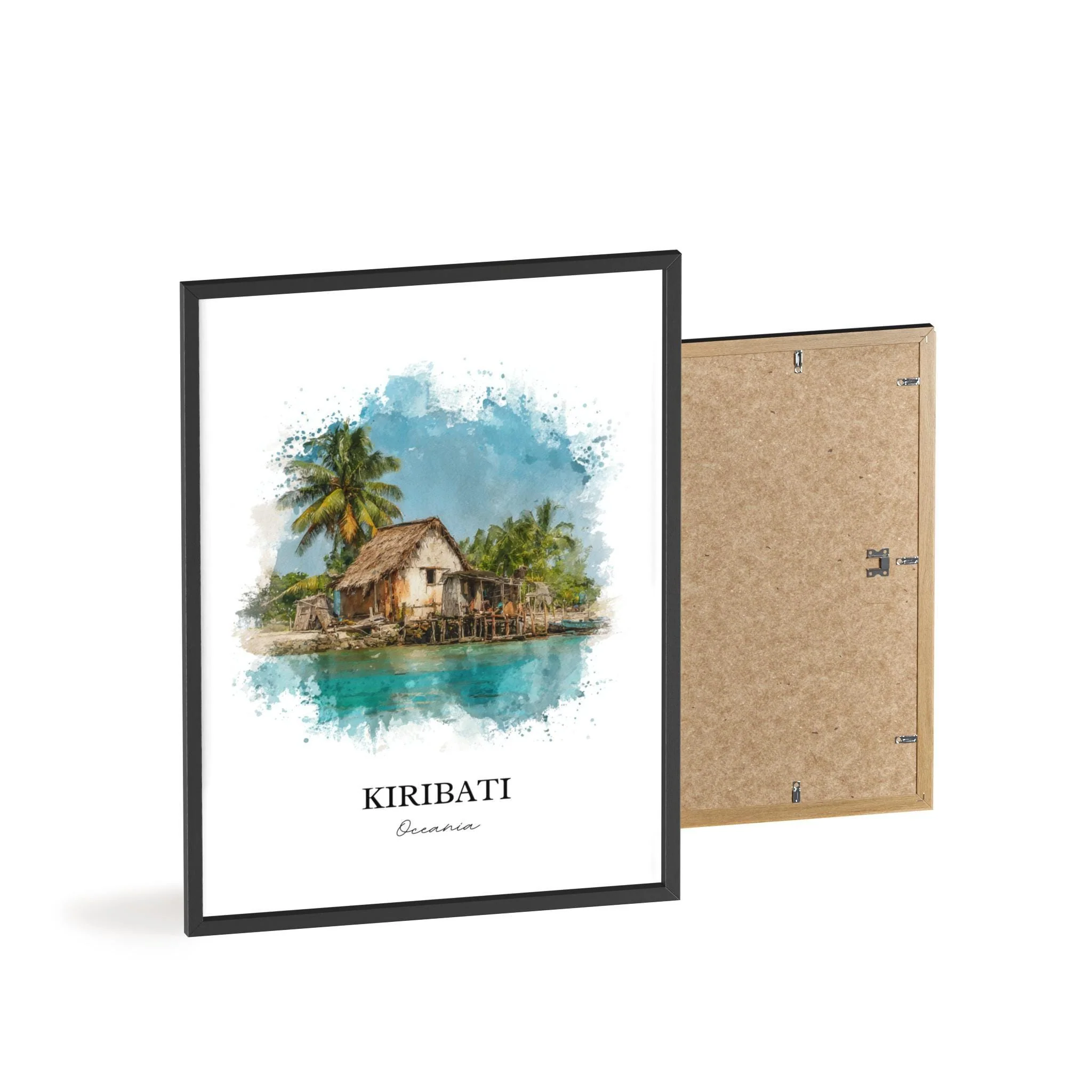 Kiribati, Kiribati – Watercolor Art Print - Image 8