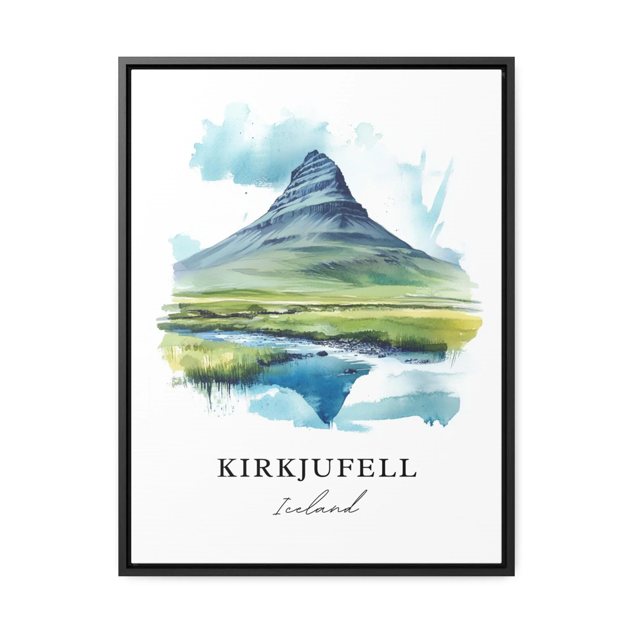 Kirkjufell, Iceland – Watercolor Art Print - Image 5