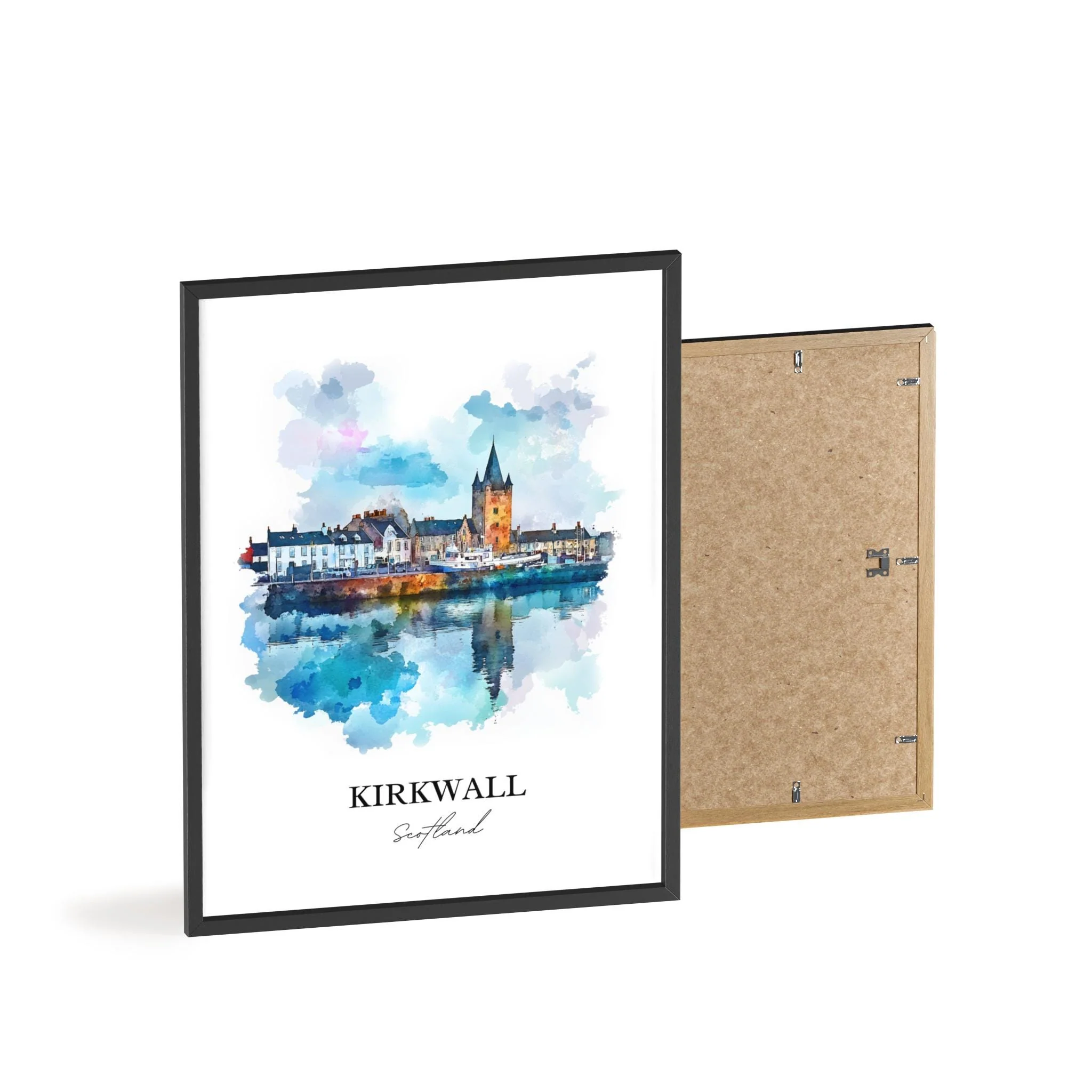 Kirkwall, Scotland – Watercolor Art Print - Image 9
