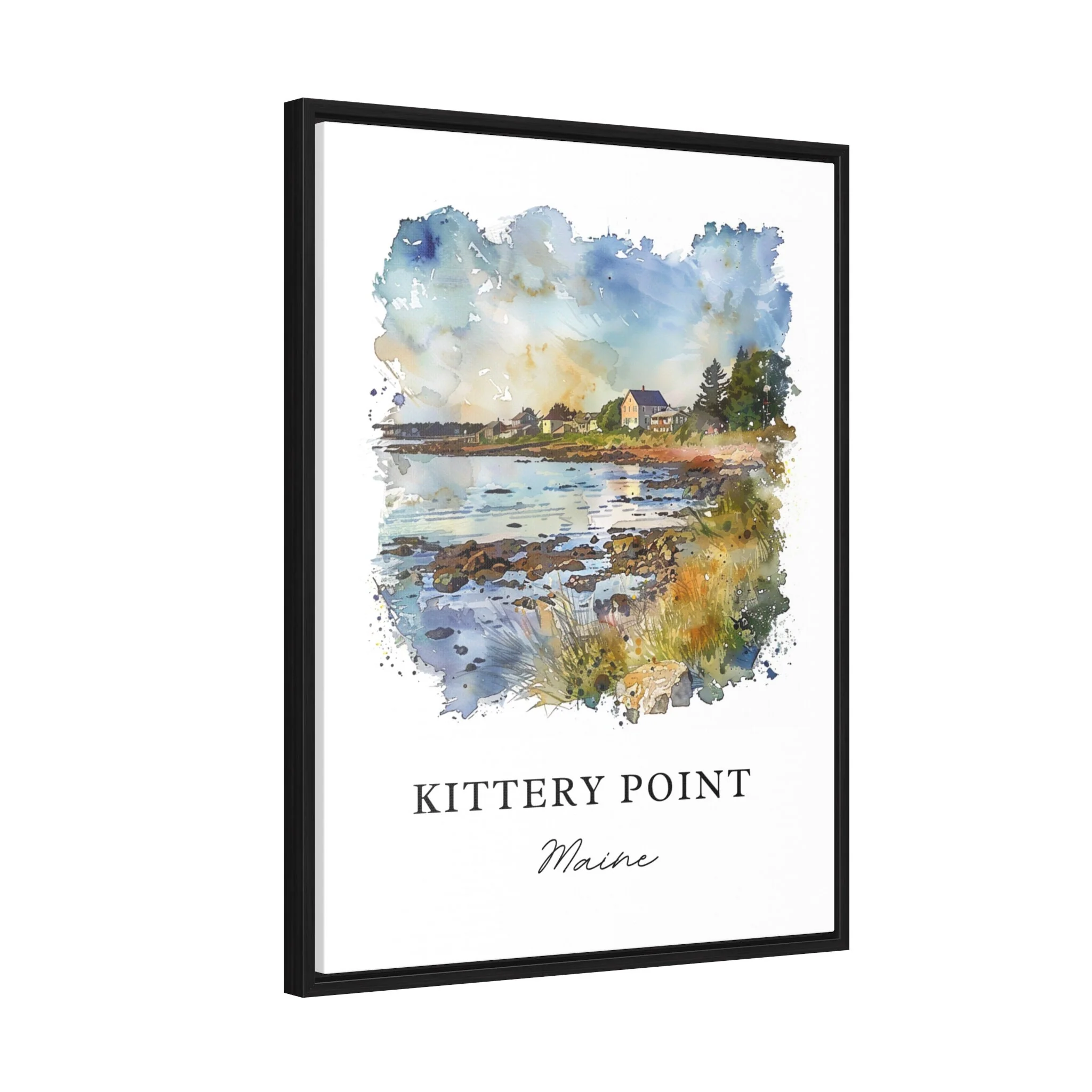 Kittery Point, Maine – Watercolor Art Print - Image 6
