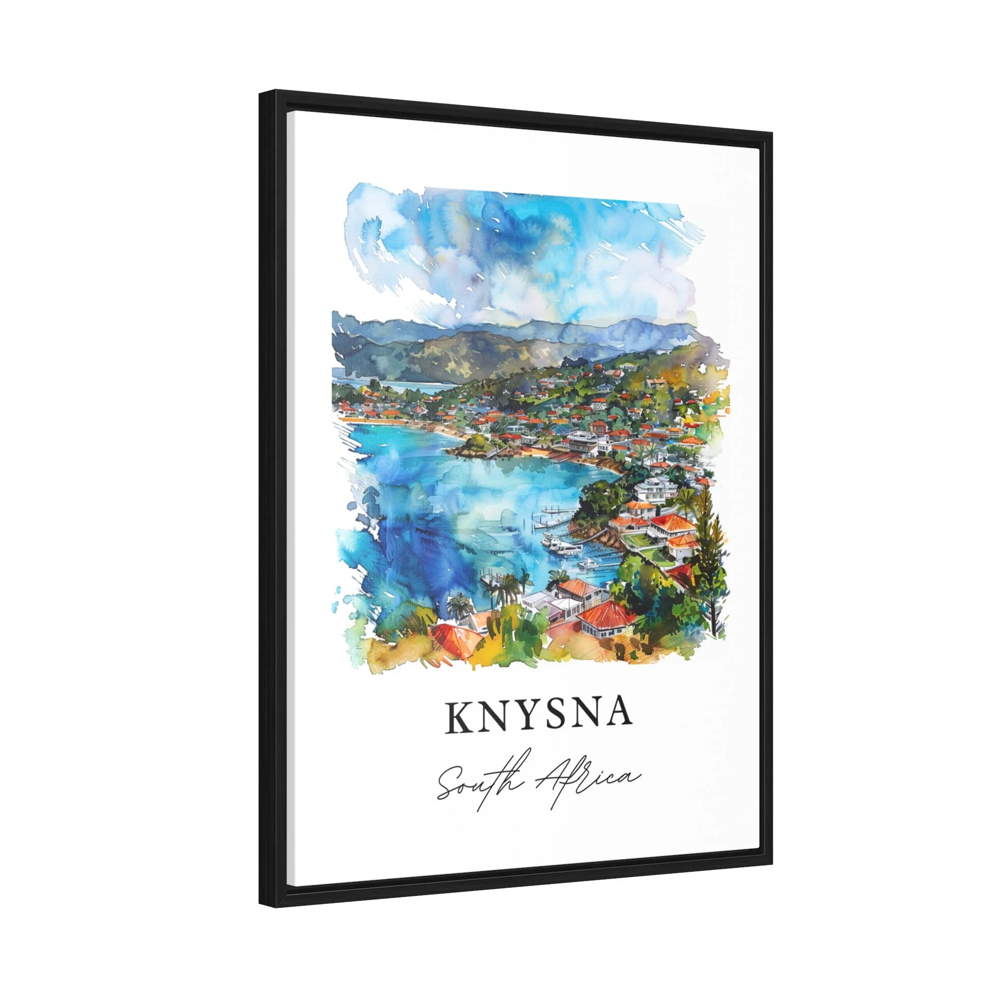 Knysna, South Africa – Watercolor Art Print - Image 6