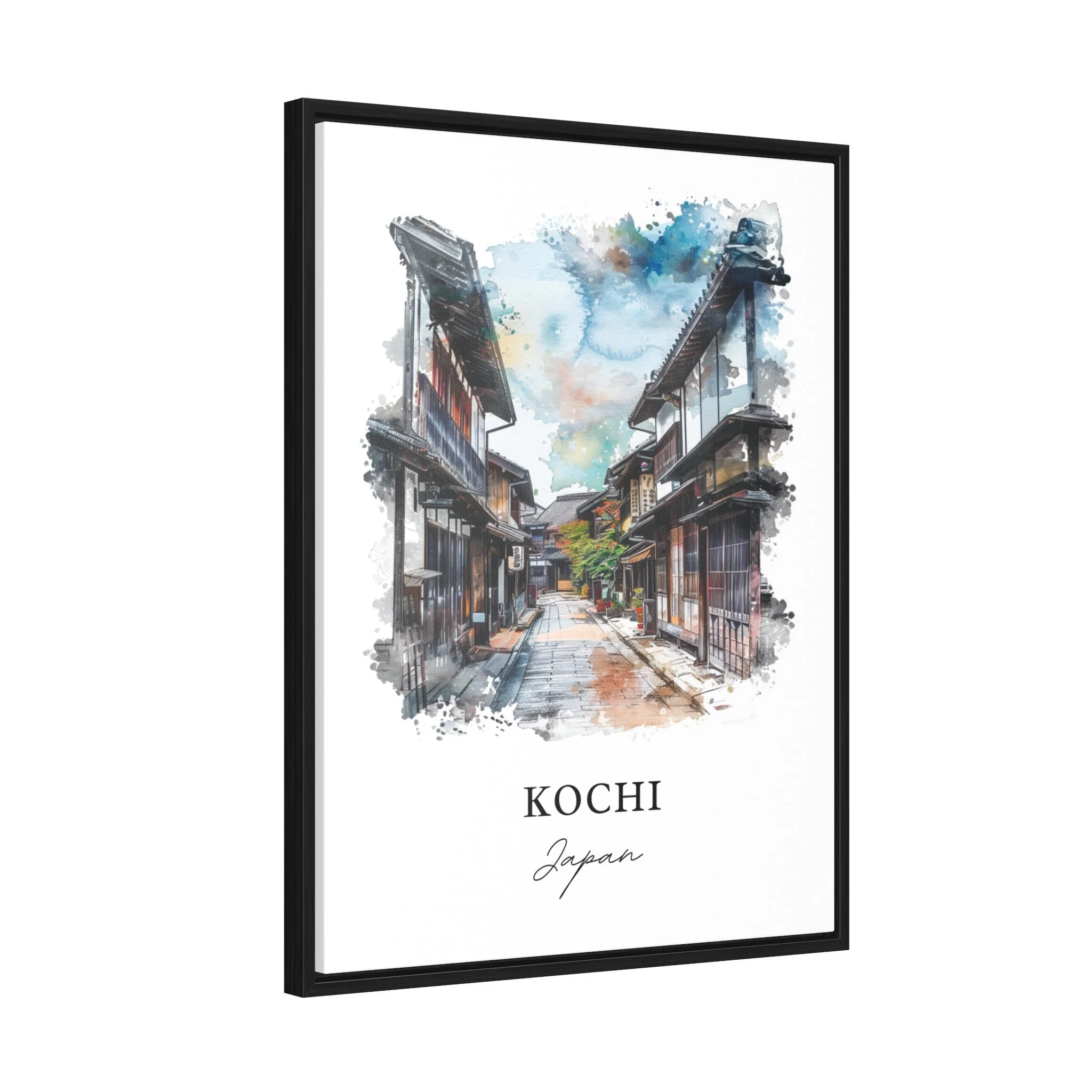 Kochi, Japan – Watercolor Art Print - Image 6