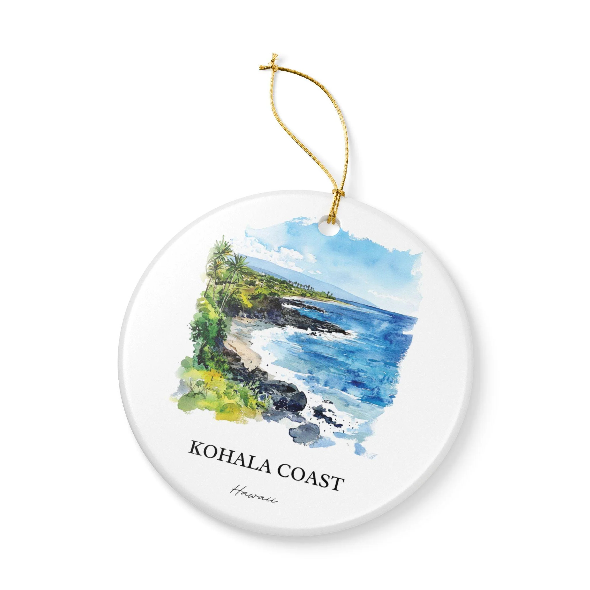 Kohala Coast Ornament: Unique Kohala Coast Souvenir, Hawaii Xmas Decor, and Authentic Big Island Hawaii Gift - Image 3