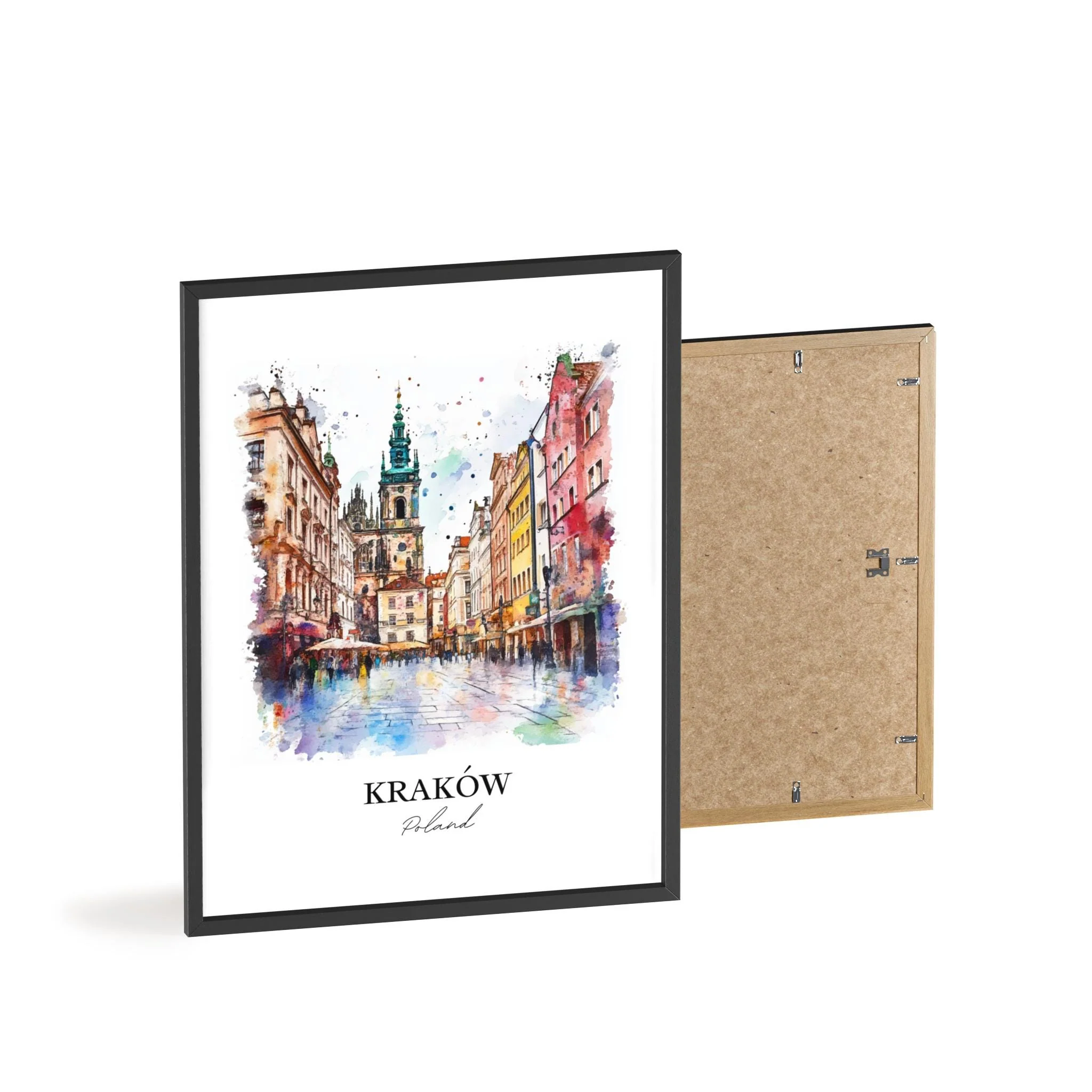 Kraków, Poland – Watercolor Art Print - Image 8