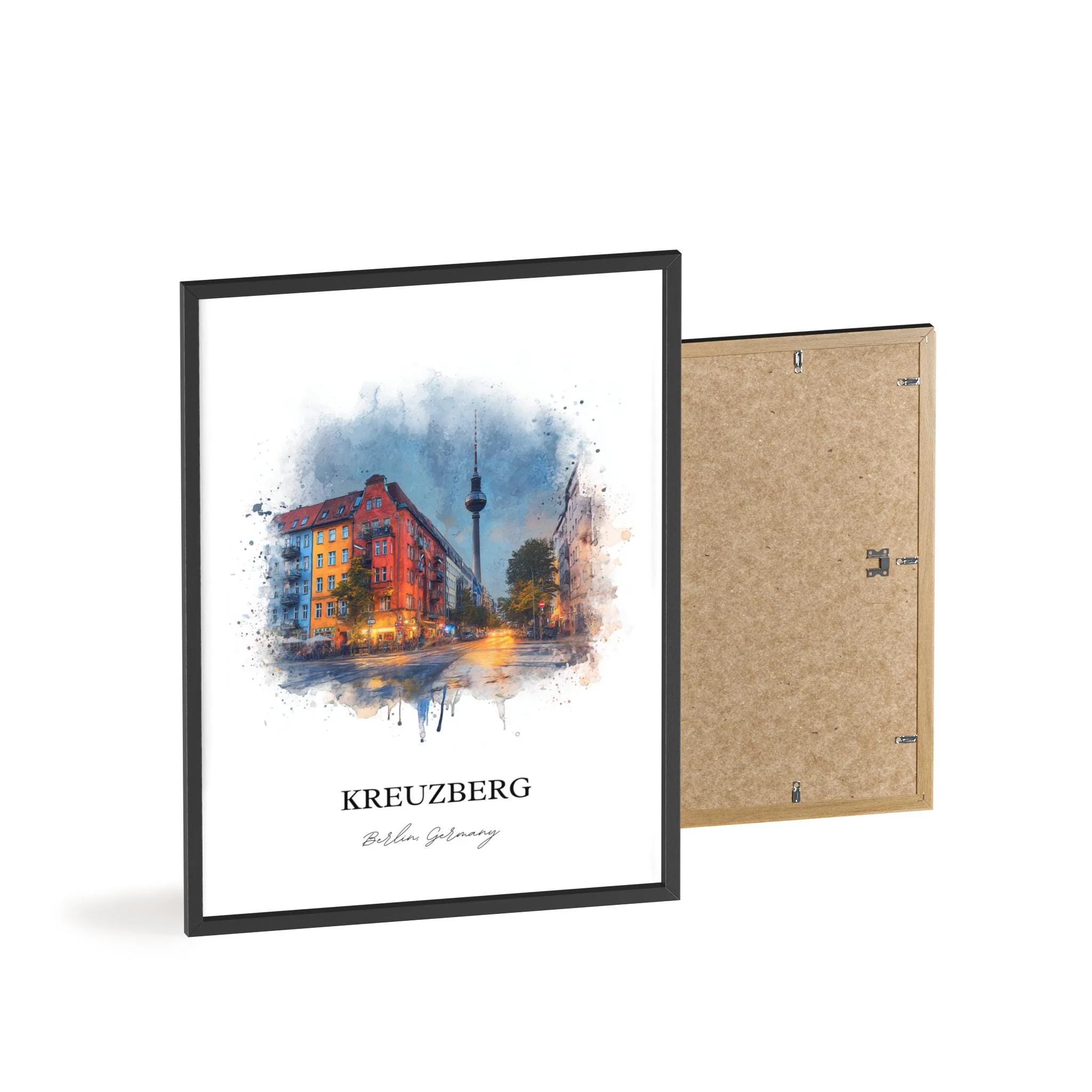 Kreuzberg, Germany – Watercolor Art Print - Image 11