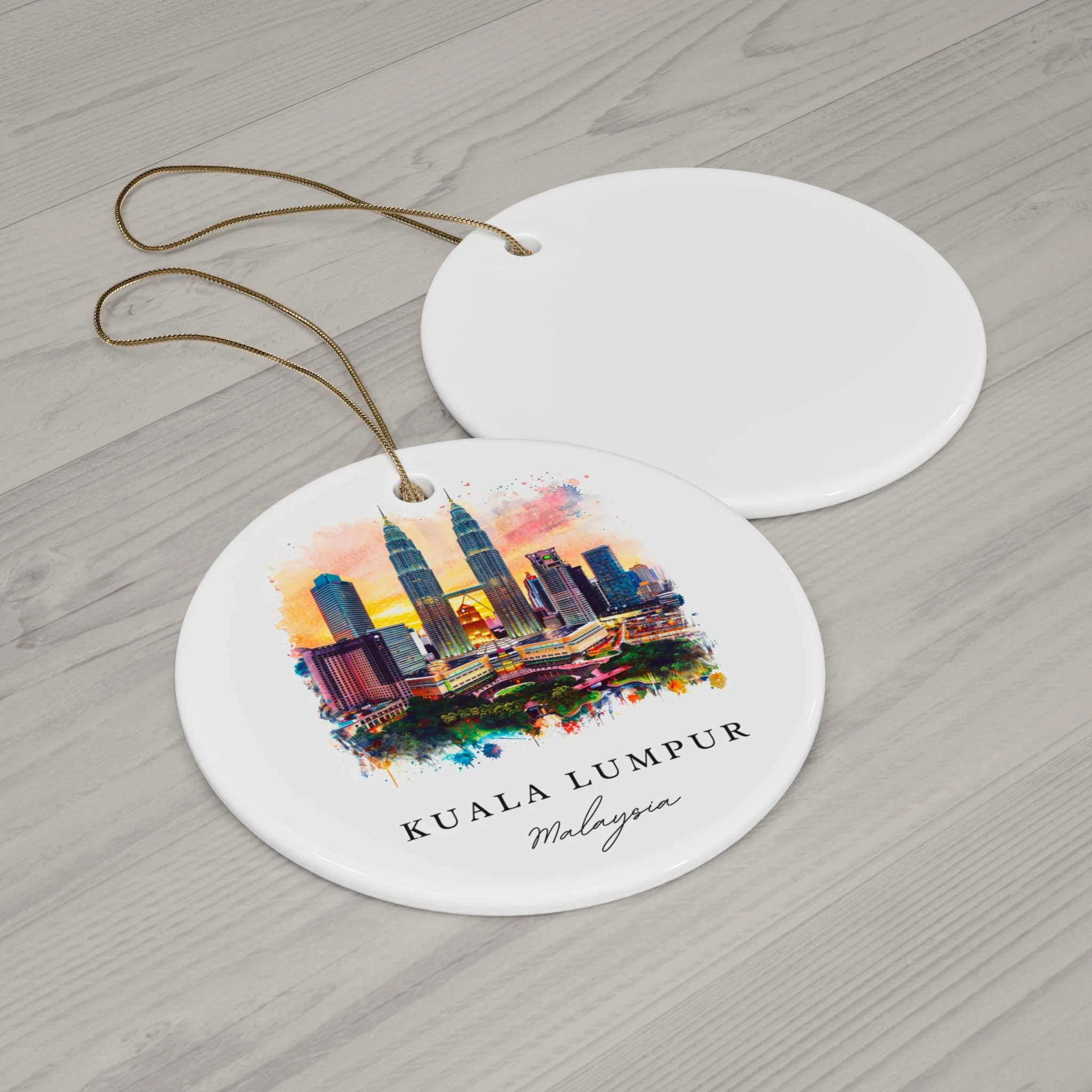Kuala Lumpur Ornament: Unique Kuala Lumpur Souvenir, Kuala Lumpur Xmas Decor, and Authentic Kuala Lumpur Malaysia Christmas Gift - Image 2