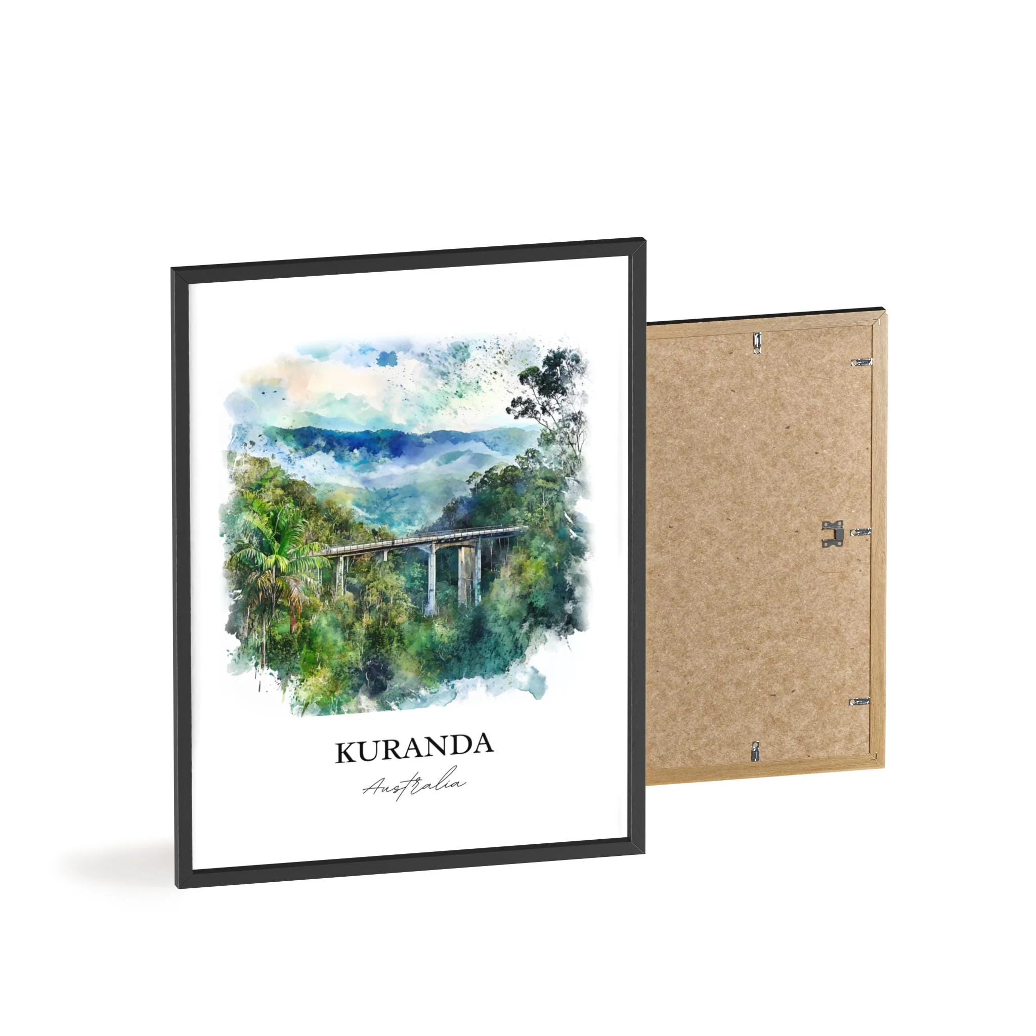 Kuranda, Australia – Watercolor Art Print - Image 8
