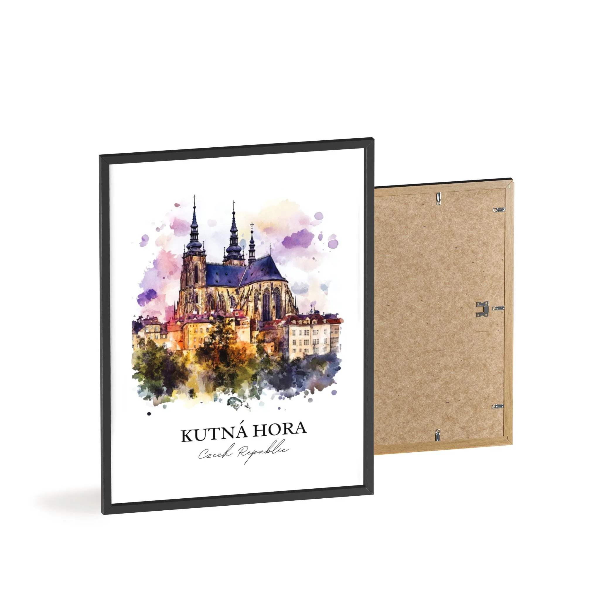 Kutna Hora, Czech Republic – Watercolor Art Print - Image 8